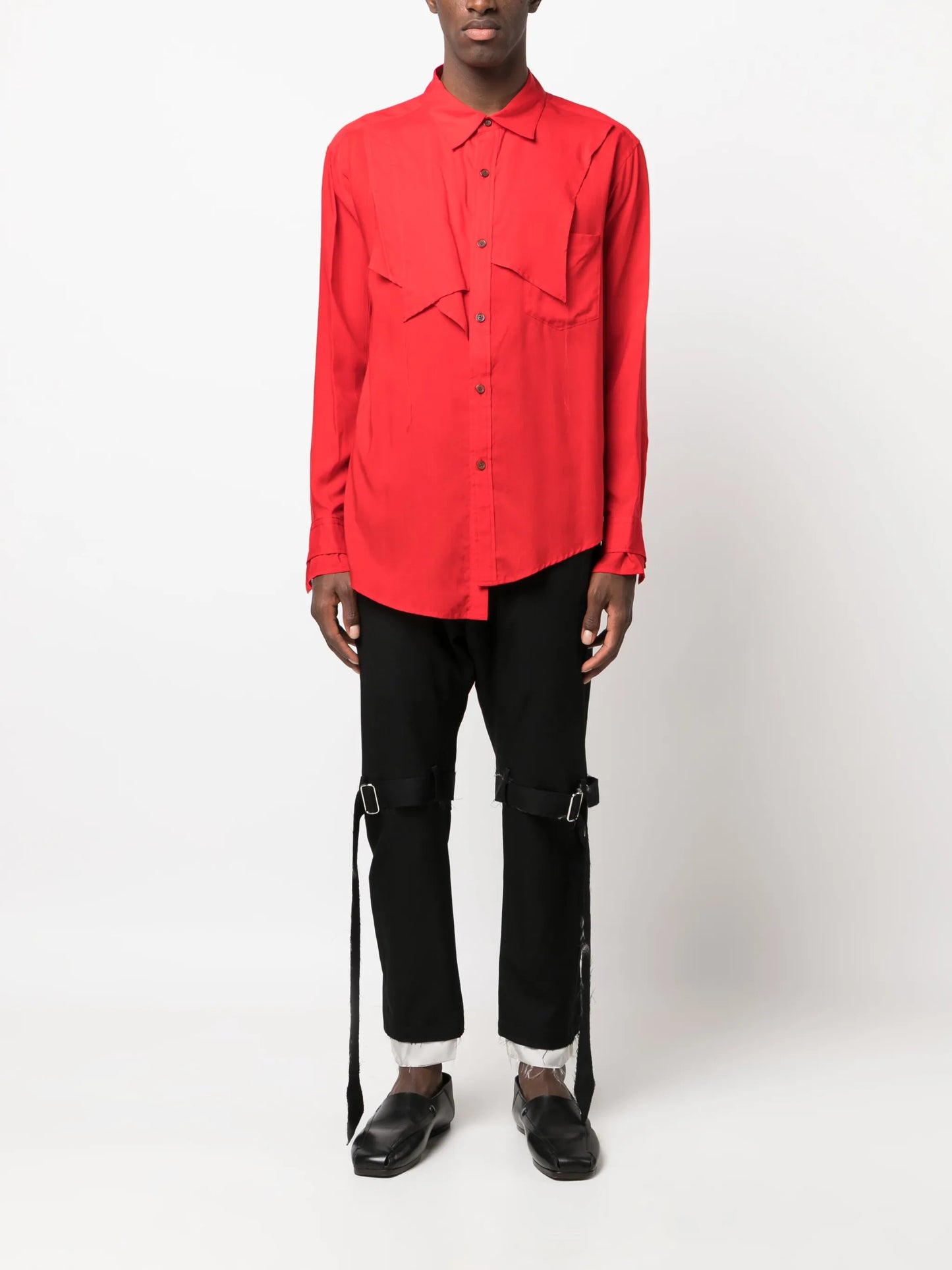 Buzan asymmetric-design shirt