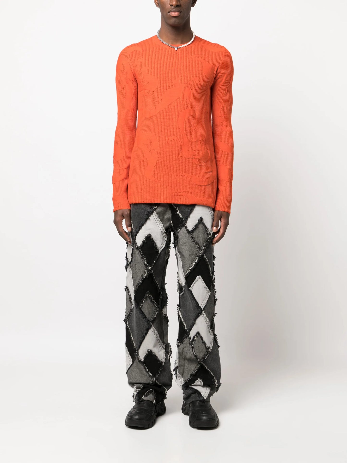 Phoenix jacquard knit jumper