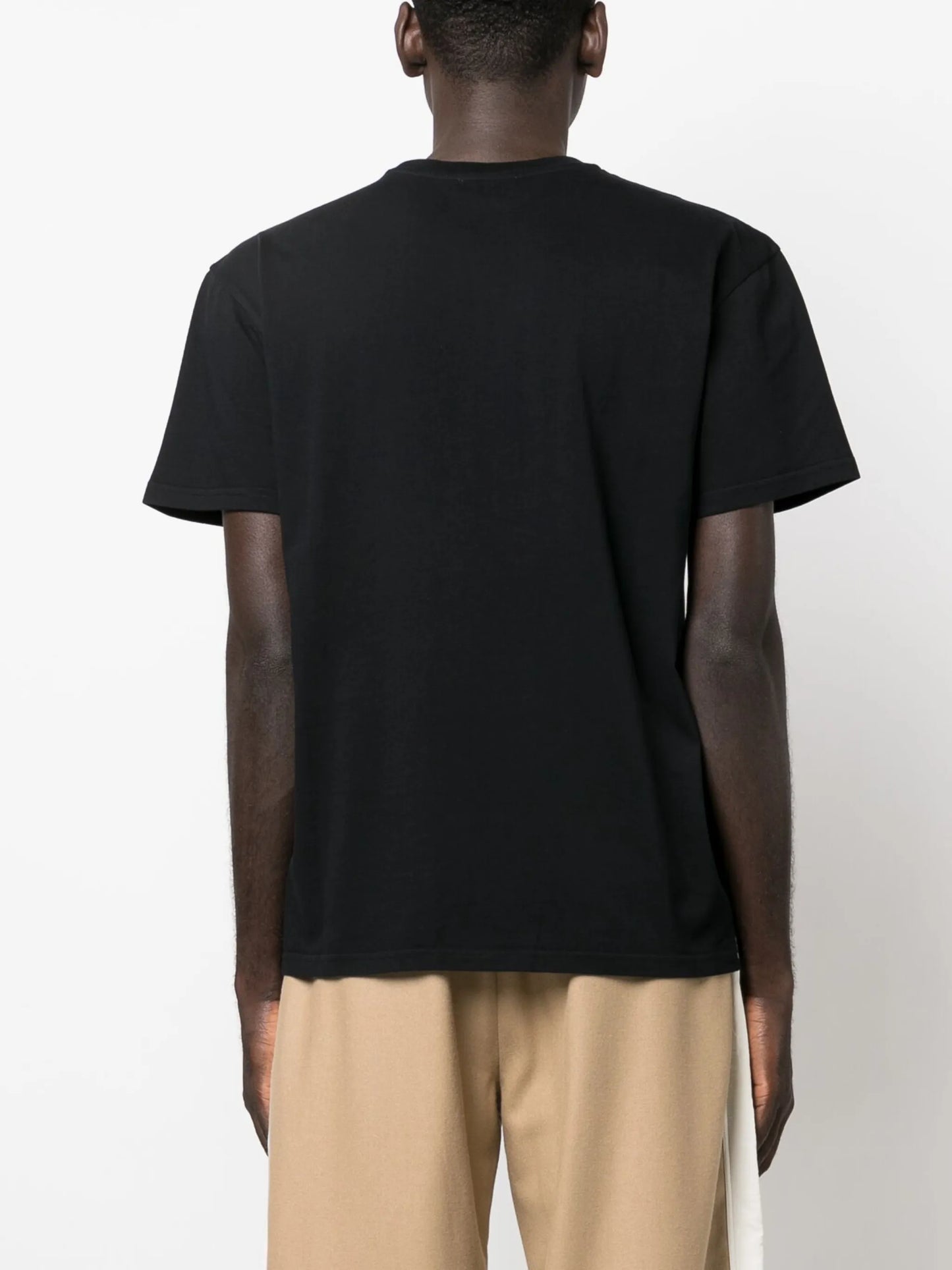 logo-embroidered cotton T-shirt