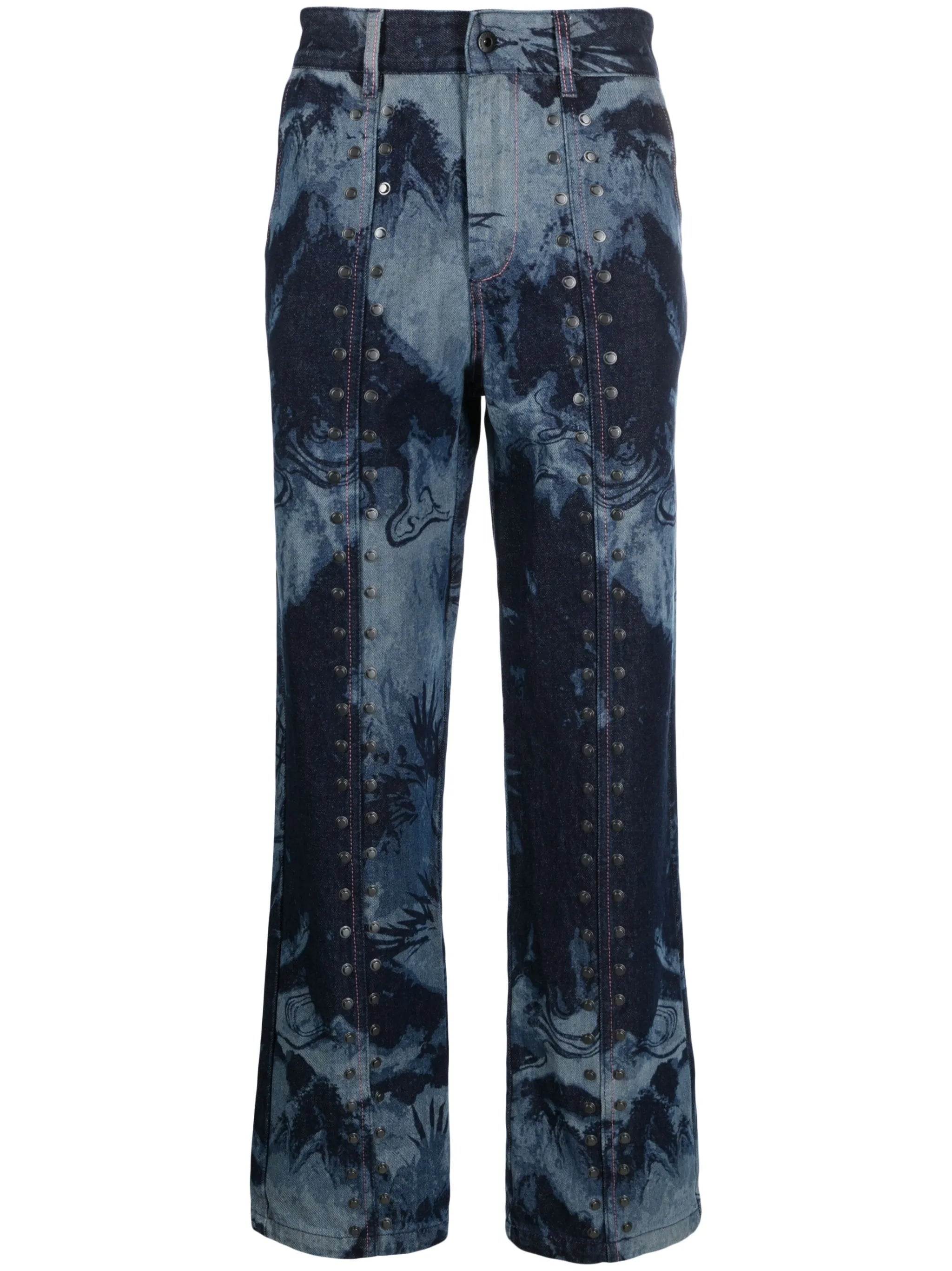 Phoenix mid-rise straight-leg jeans