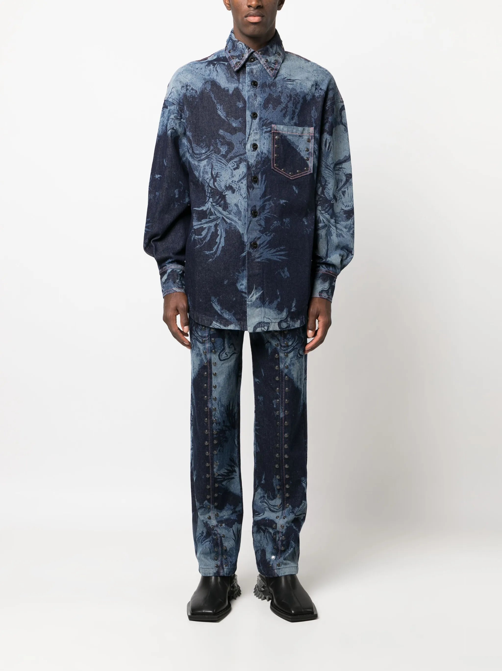 Phoenix mid-rise straight-leg jeans
