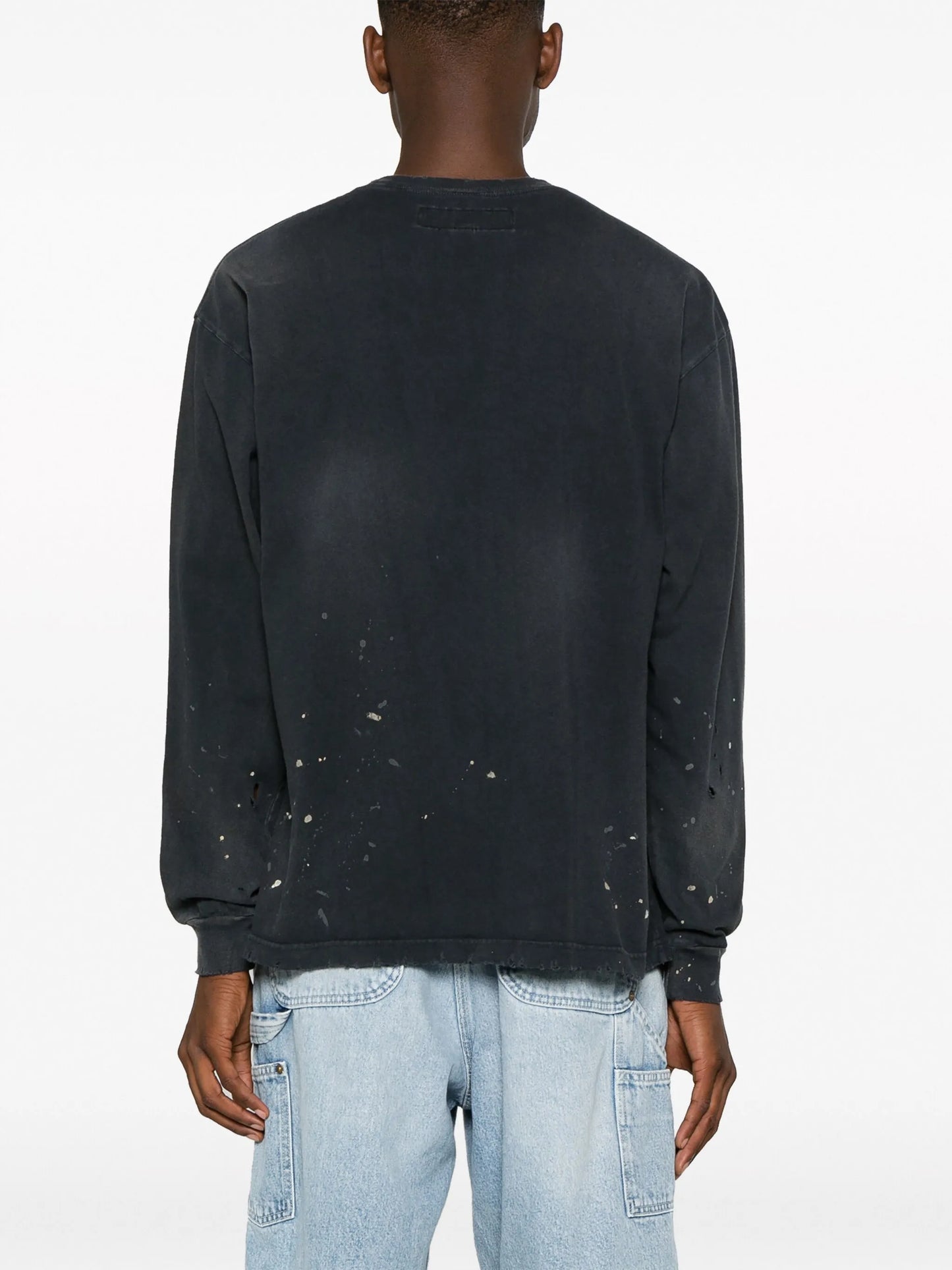 Damage distressed sweatshirt