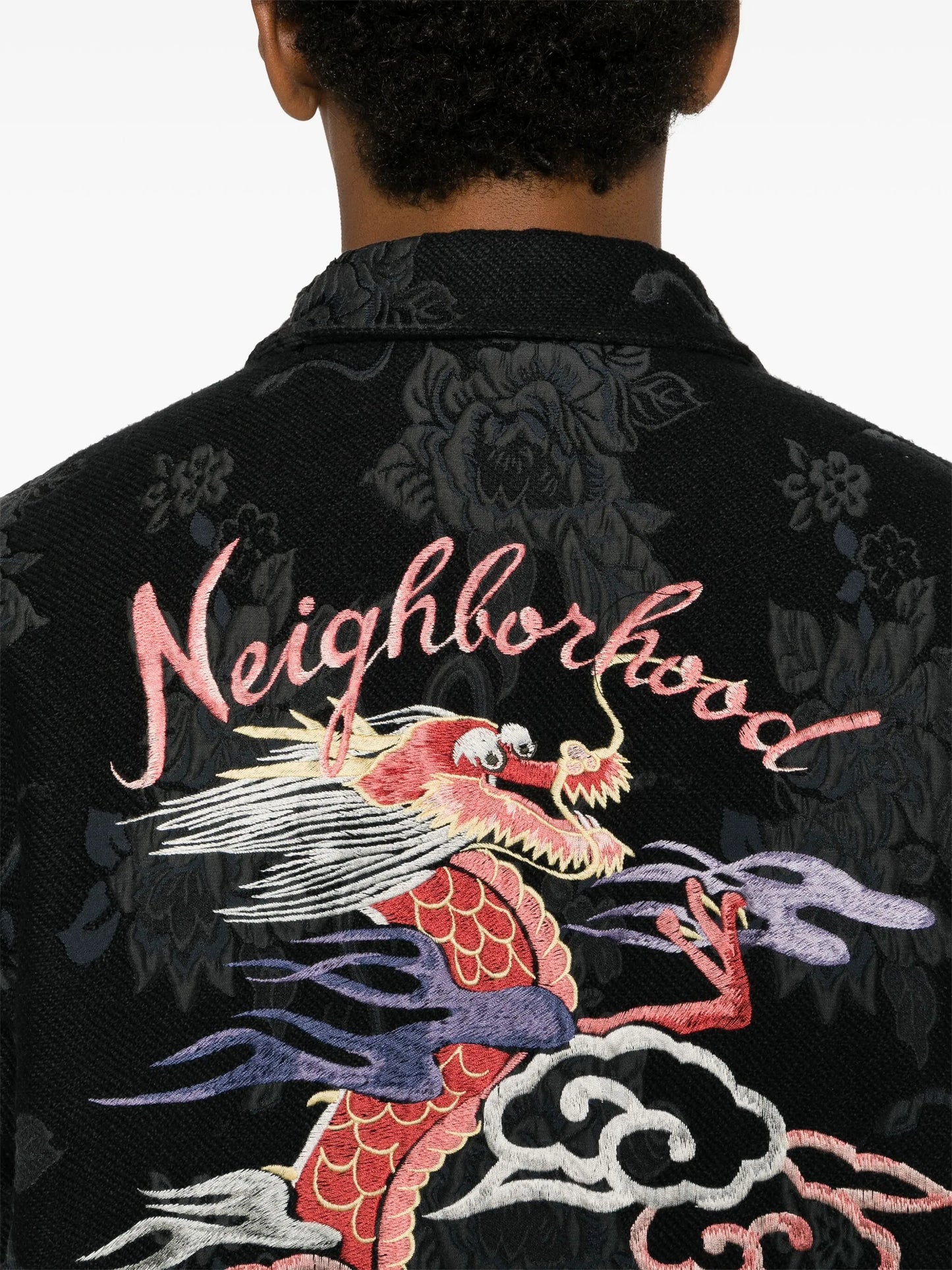 Souvenir jacquard shirt jacket