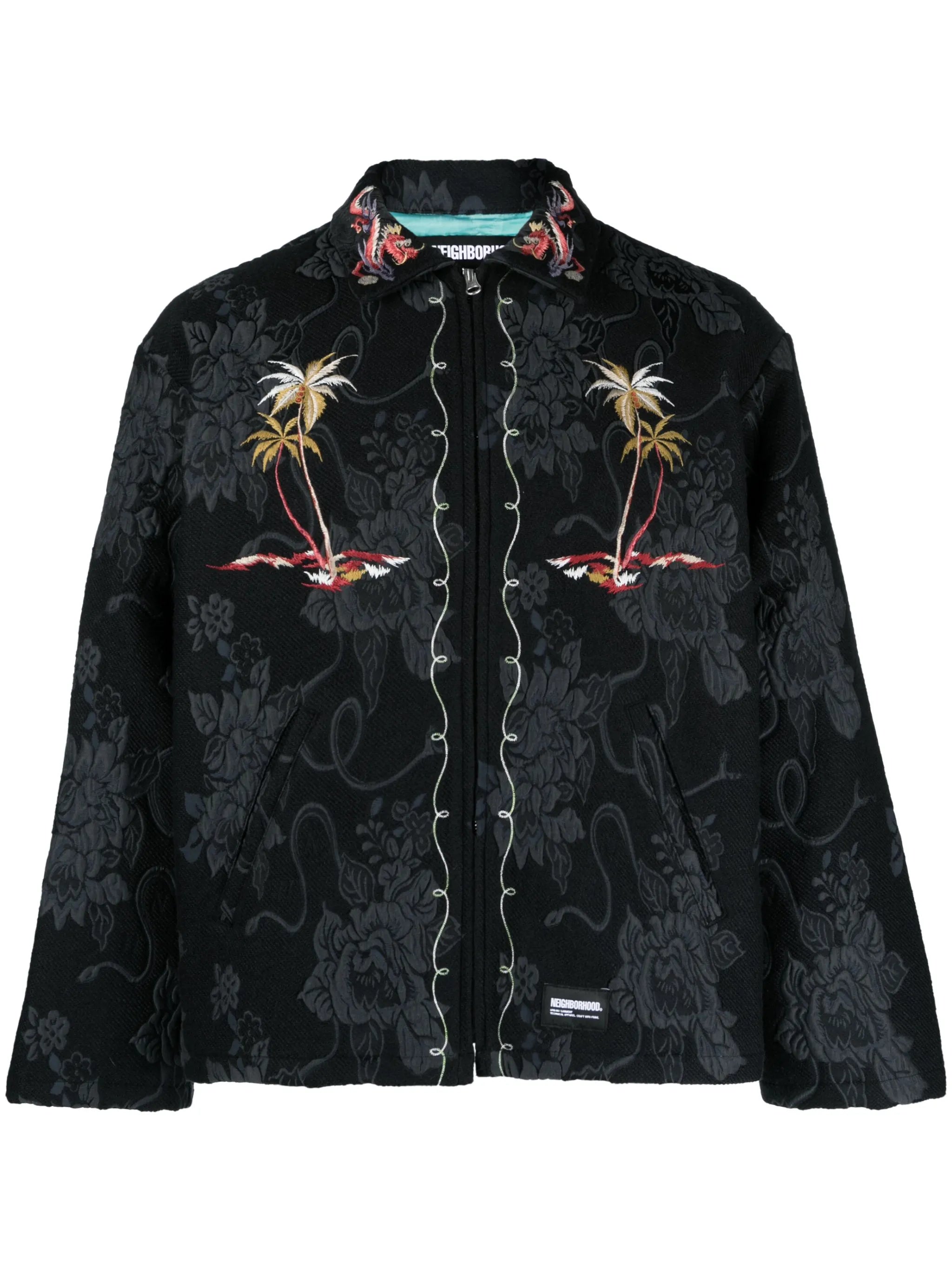 Souvenir jacquard shirt jacket