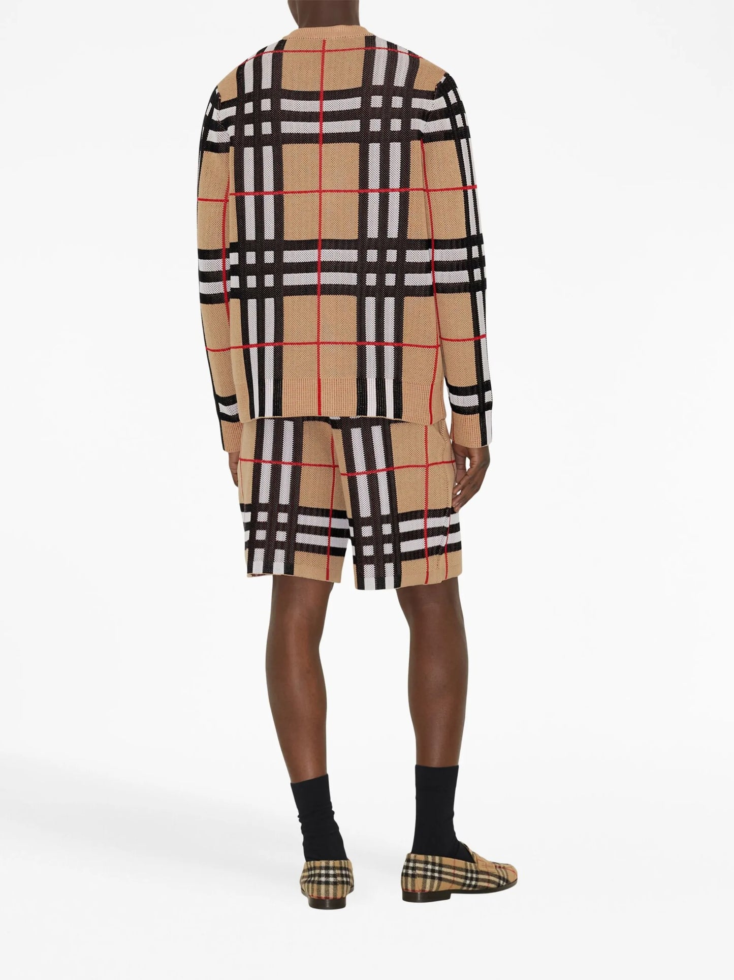 Vintage Check V-neck cardigan
