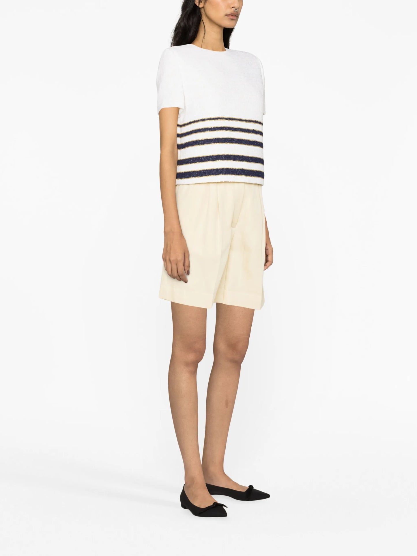 Mariniere striped tweed top
