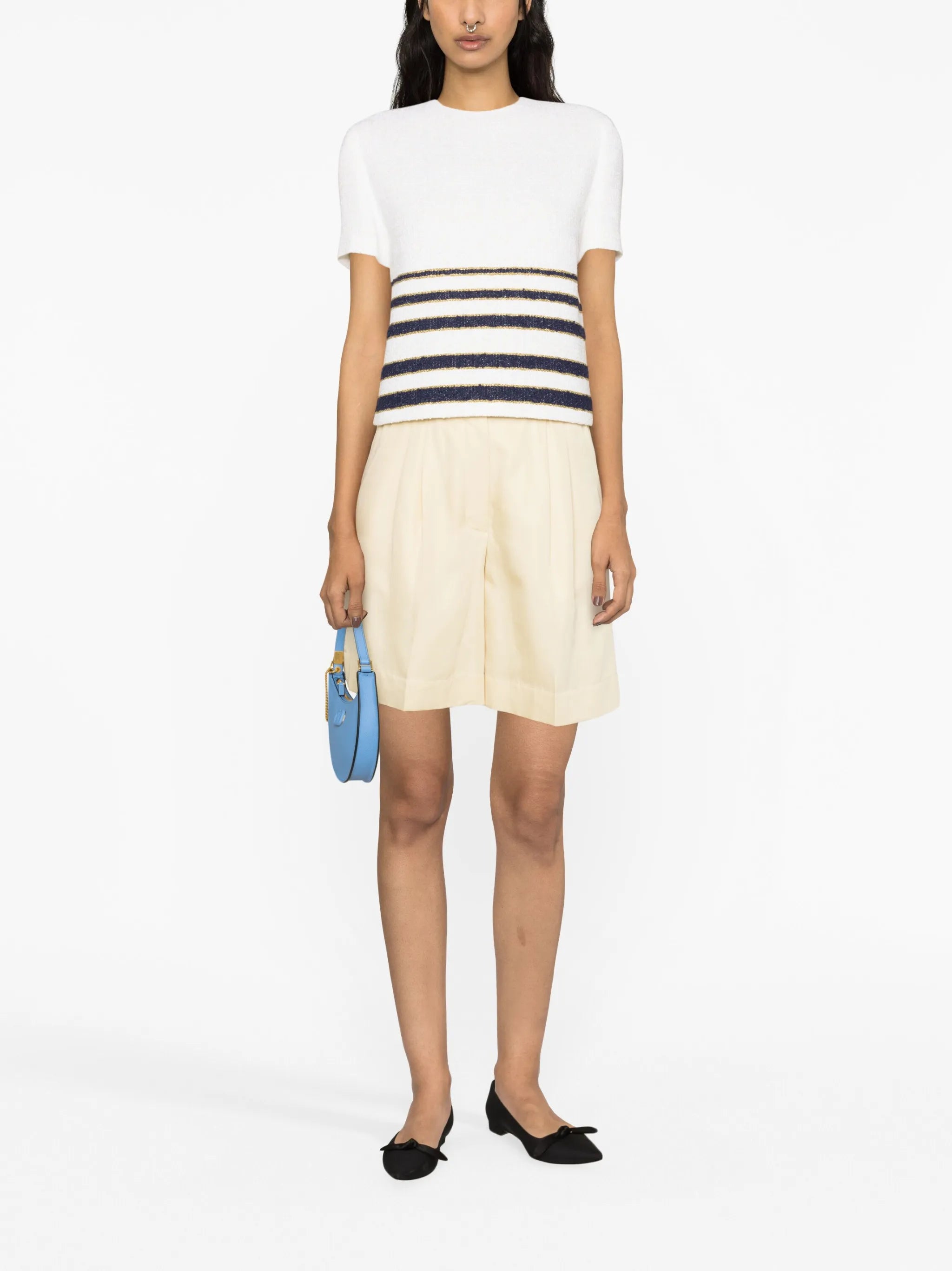 Mariniere striped tweed top