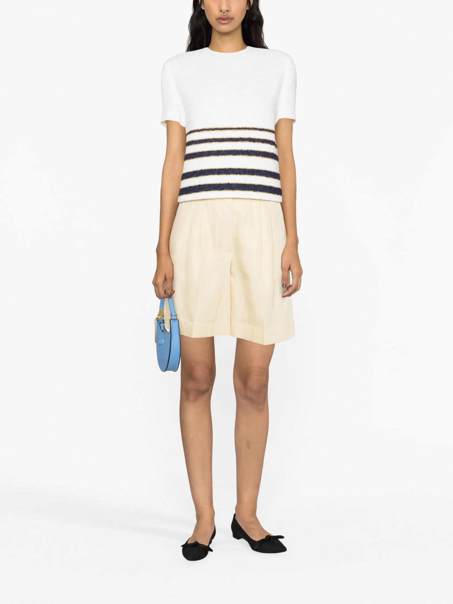 Mariniere striped tweed top
