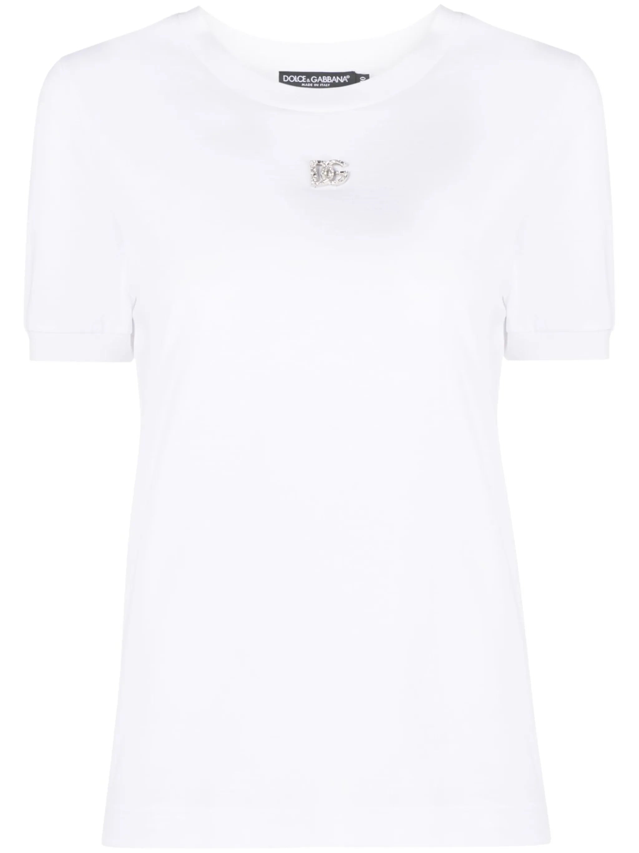 crystal-embellished T-shirt