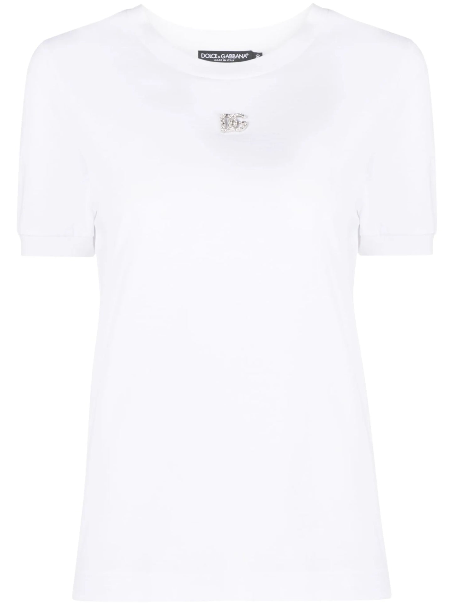 crystal-embellished T-shirt
