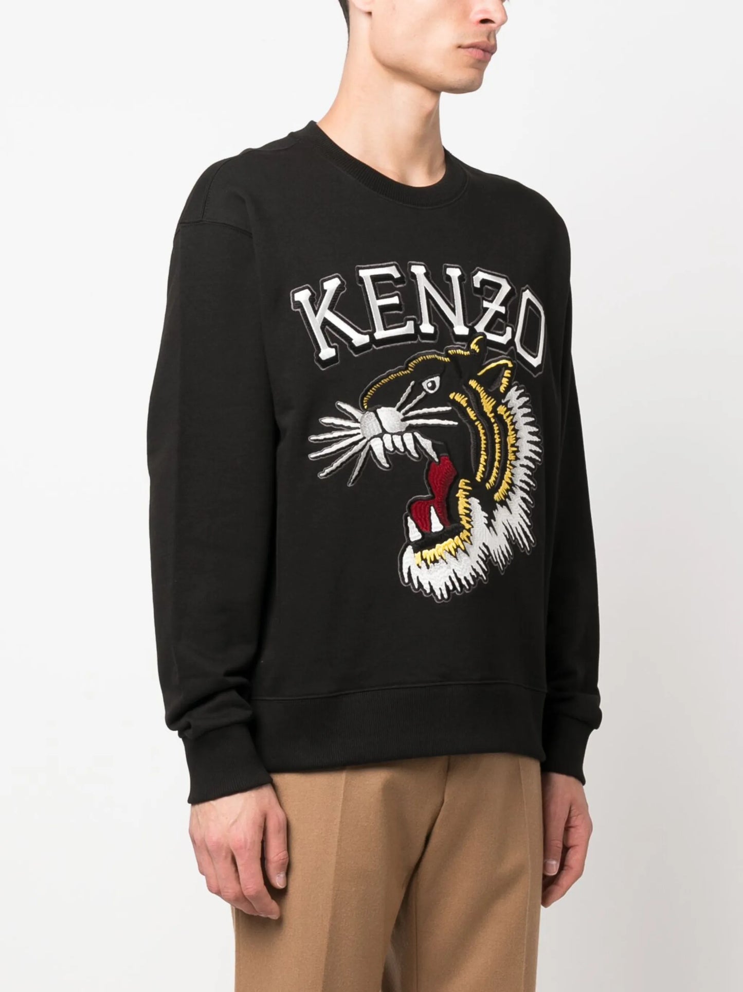 Varsity Jungle logo-embroidered cotton sweatshirt