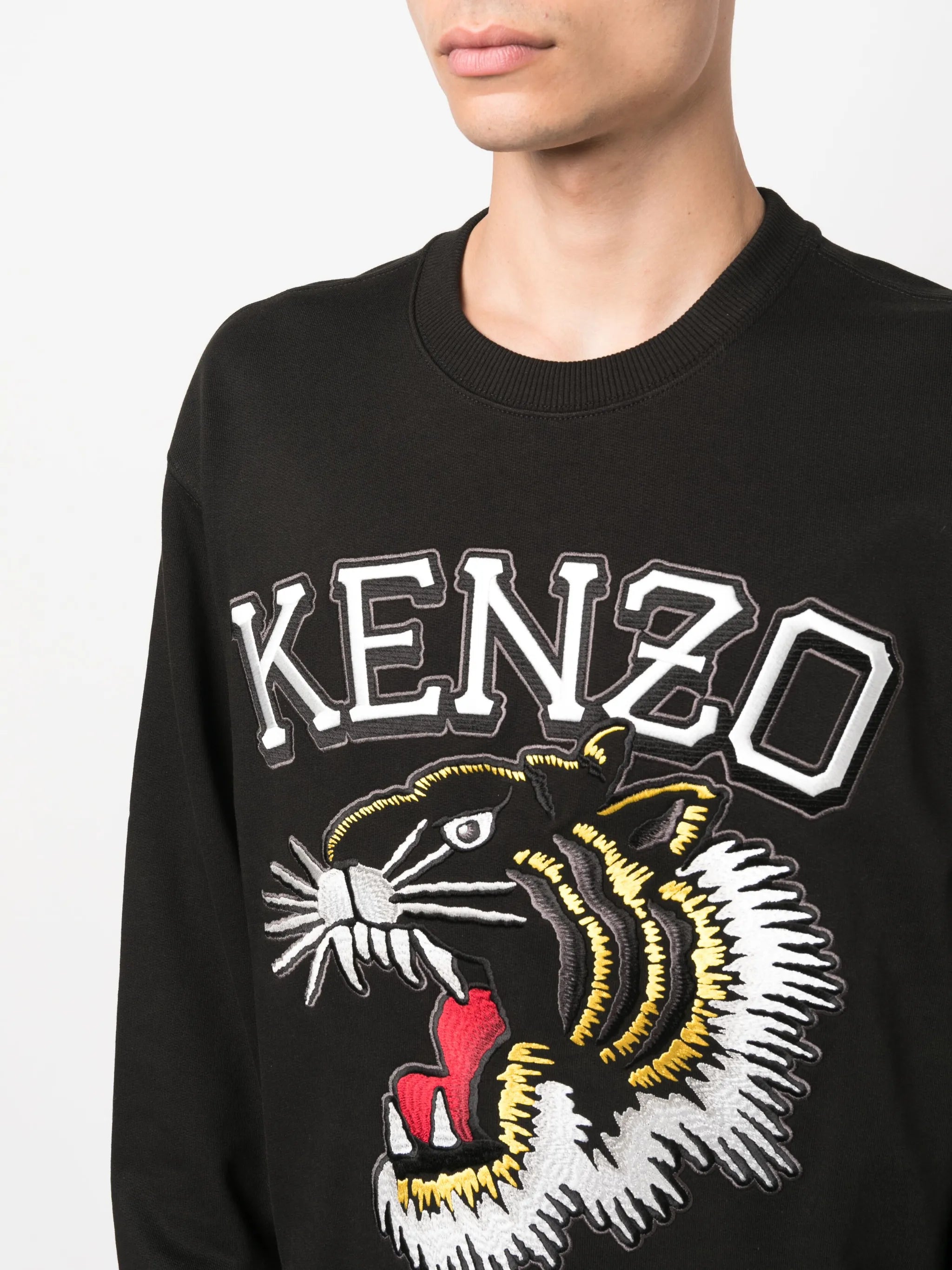 Varsity Jungle logo-embroidered cotton sweatshirt