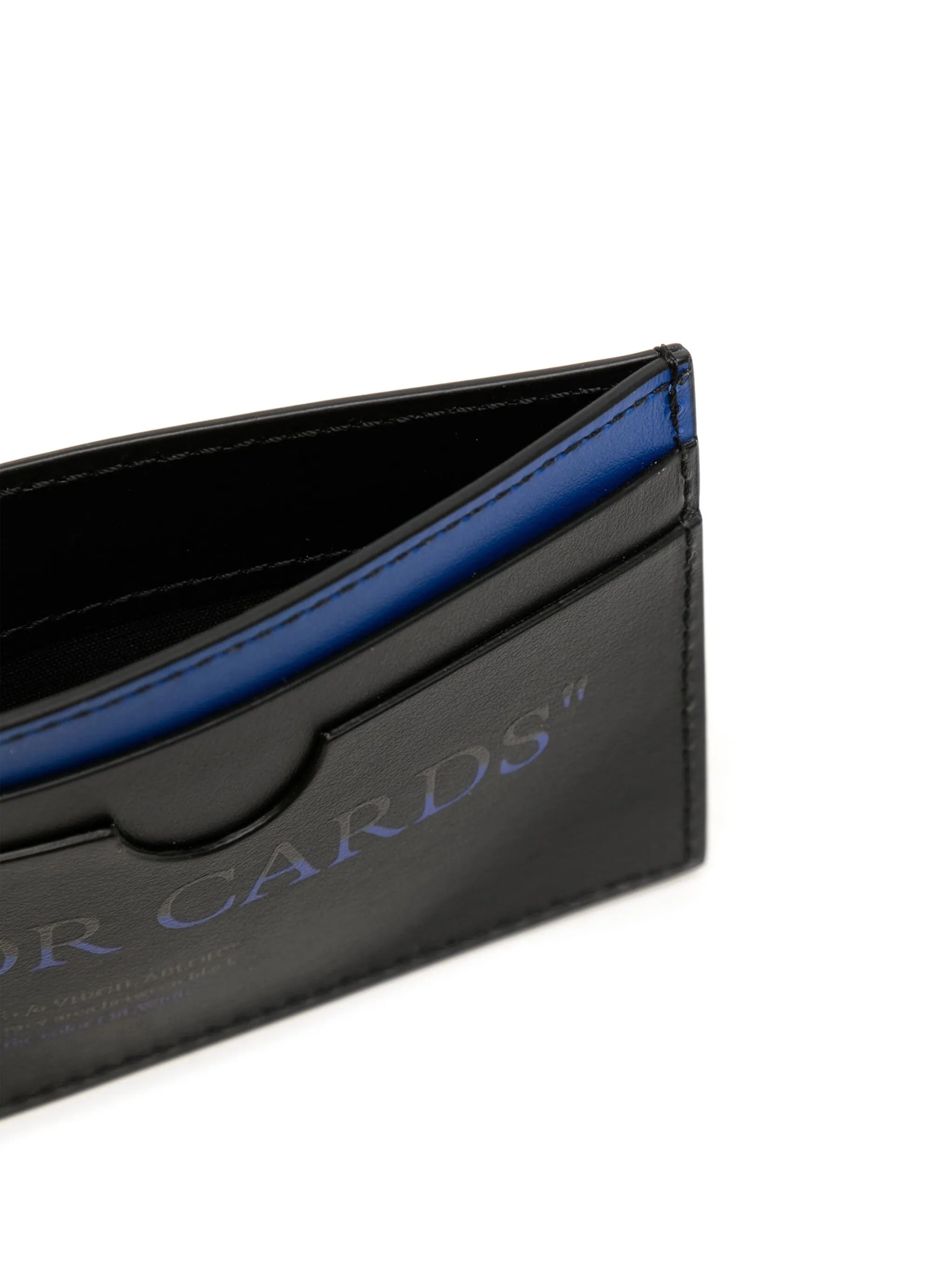 Quote Bookish leather cardholder
