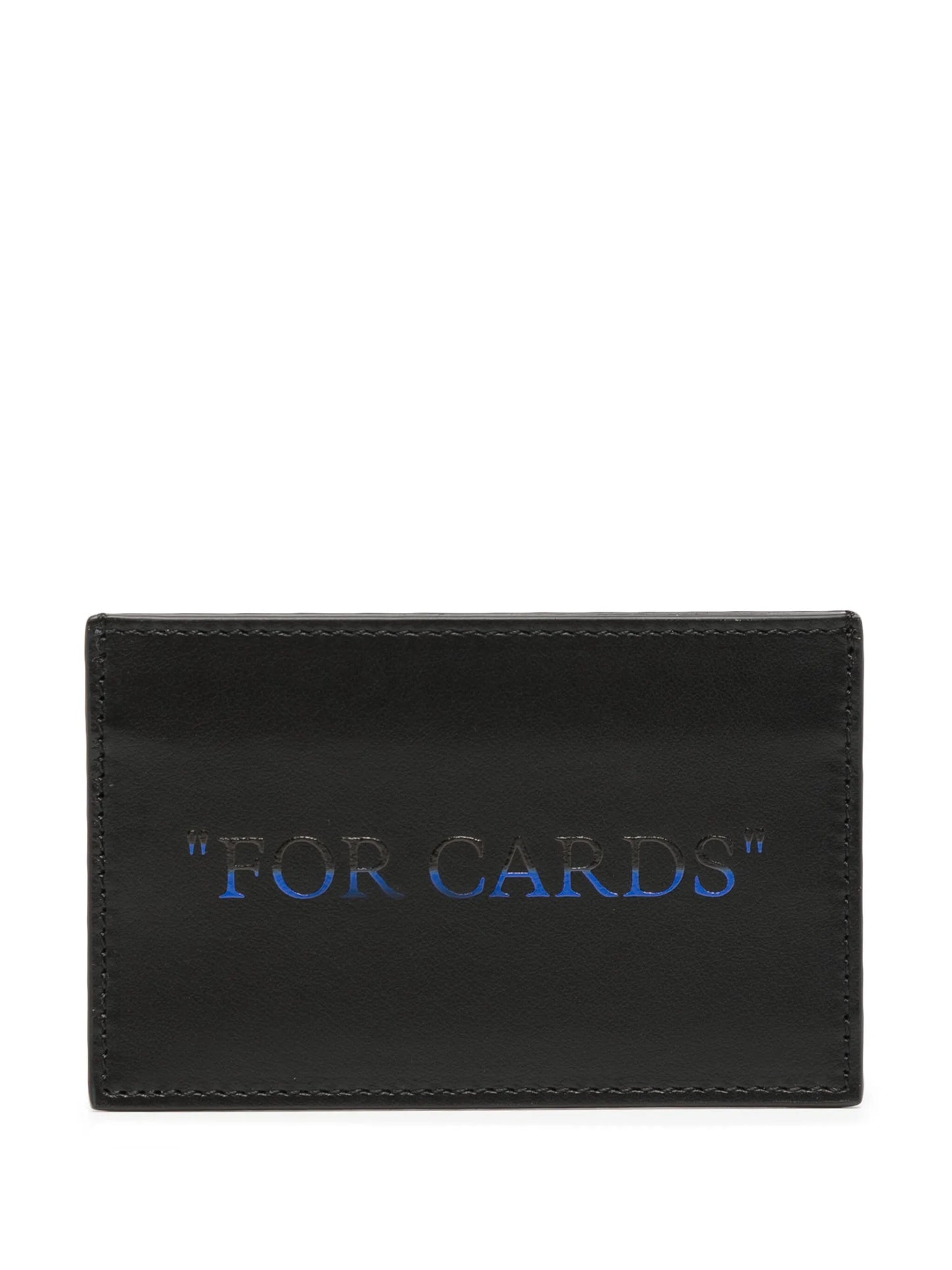 Quote Bookish leather cardholder