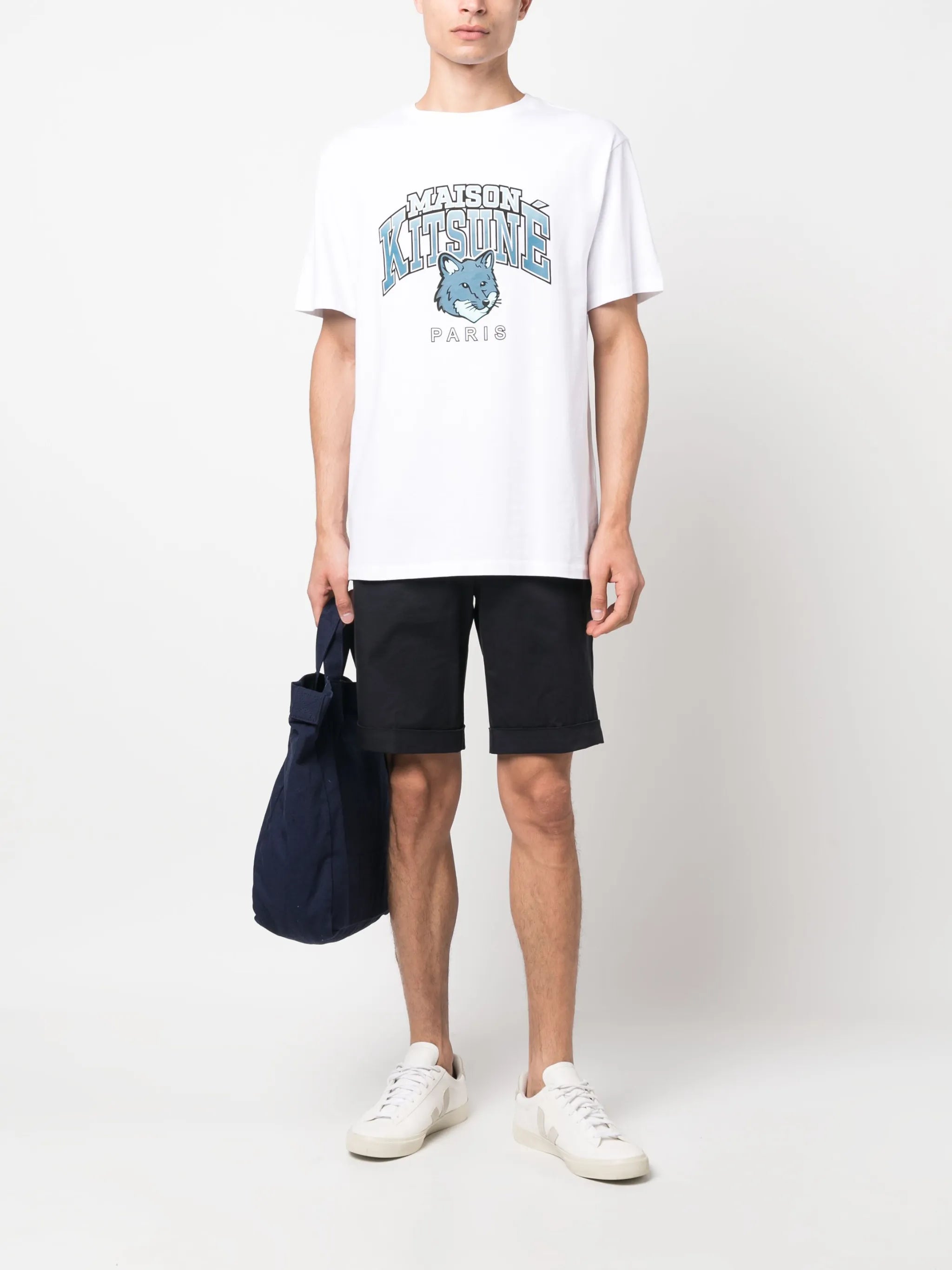 logo-print cotton T-shirt