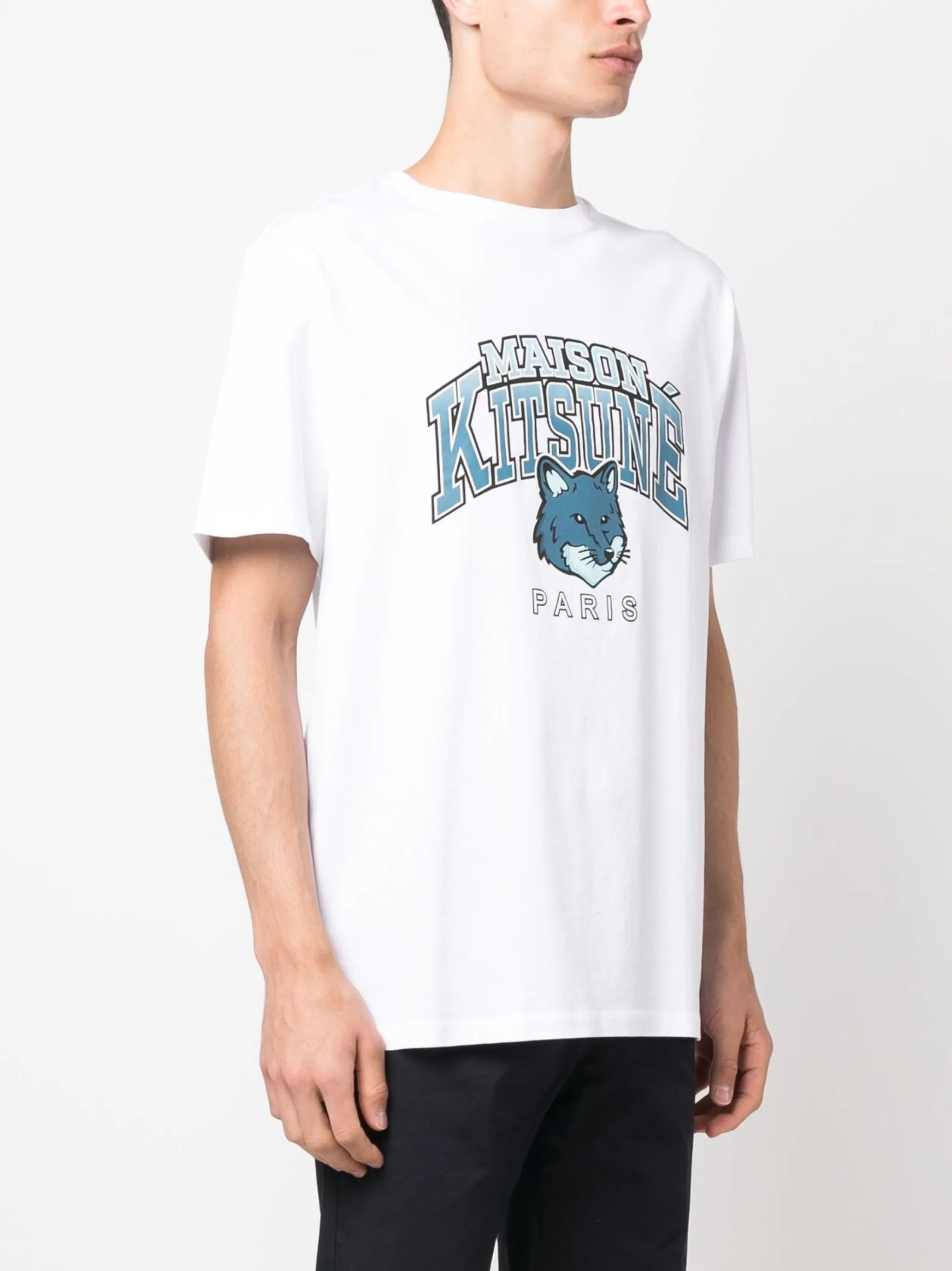 logo-print cotton T-shirt
