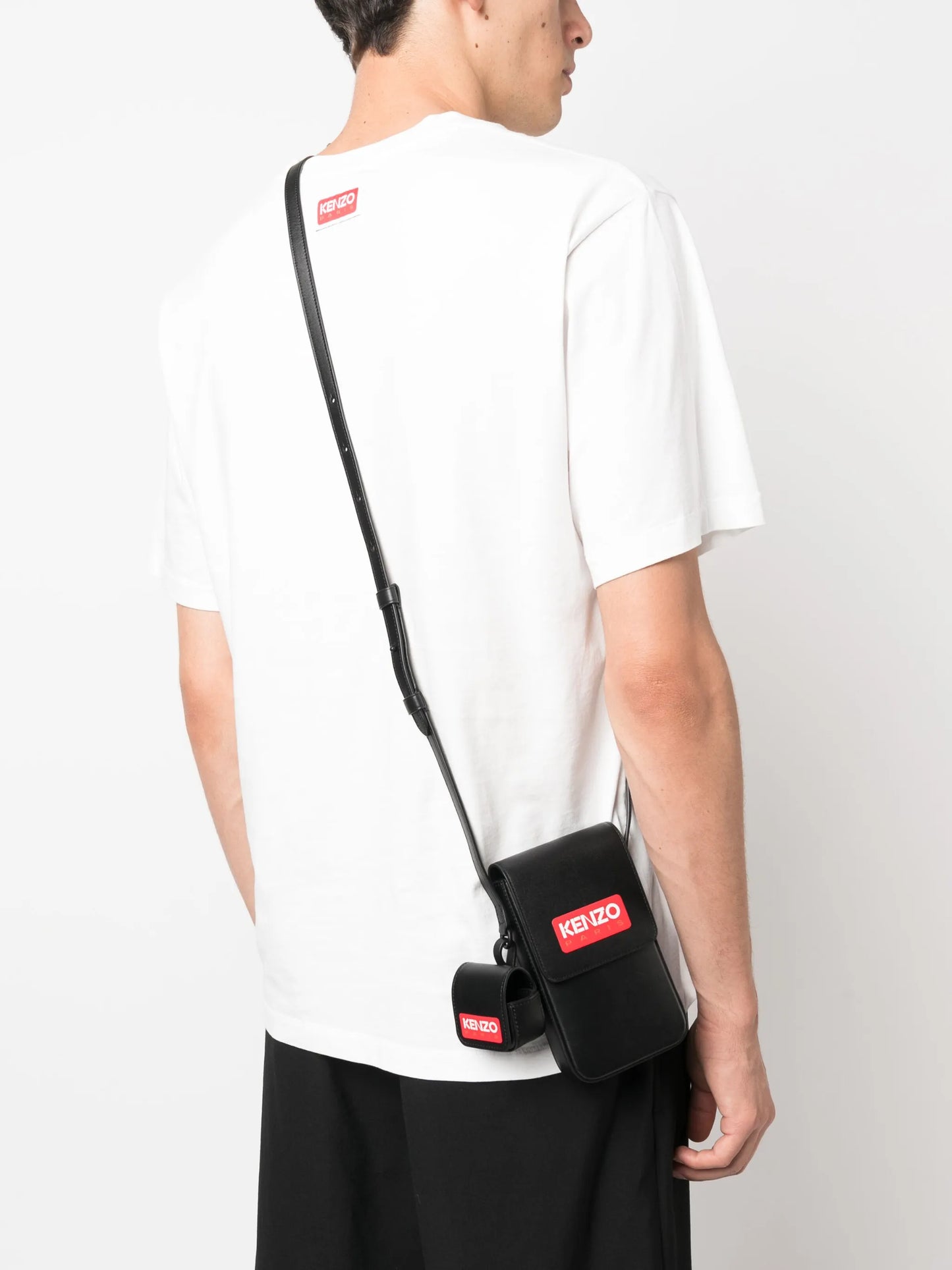 logo-patch messenger bag