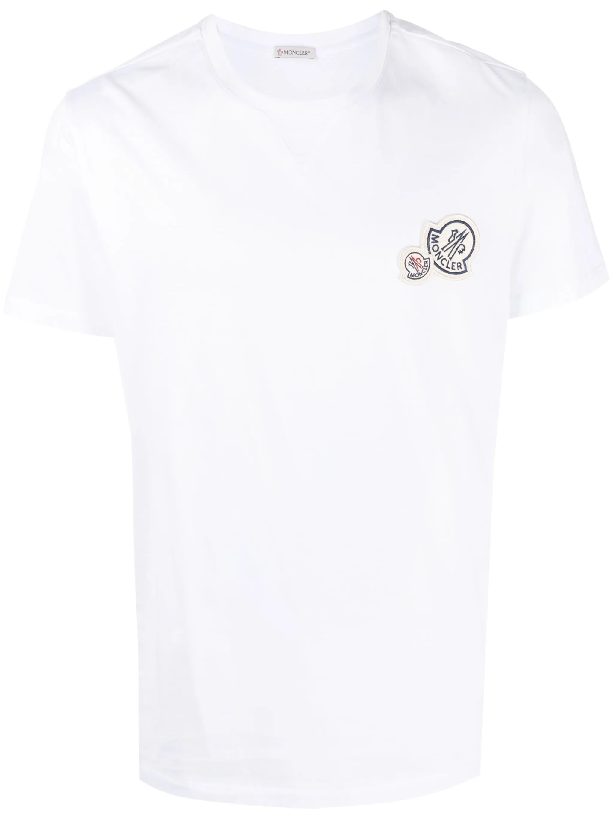logo-patch cotton-jersey T-shirt