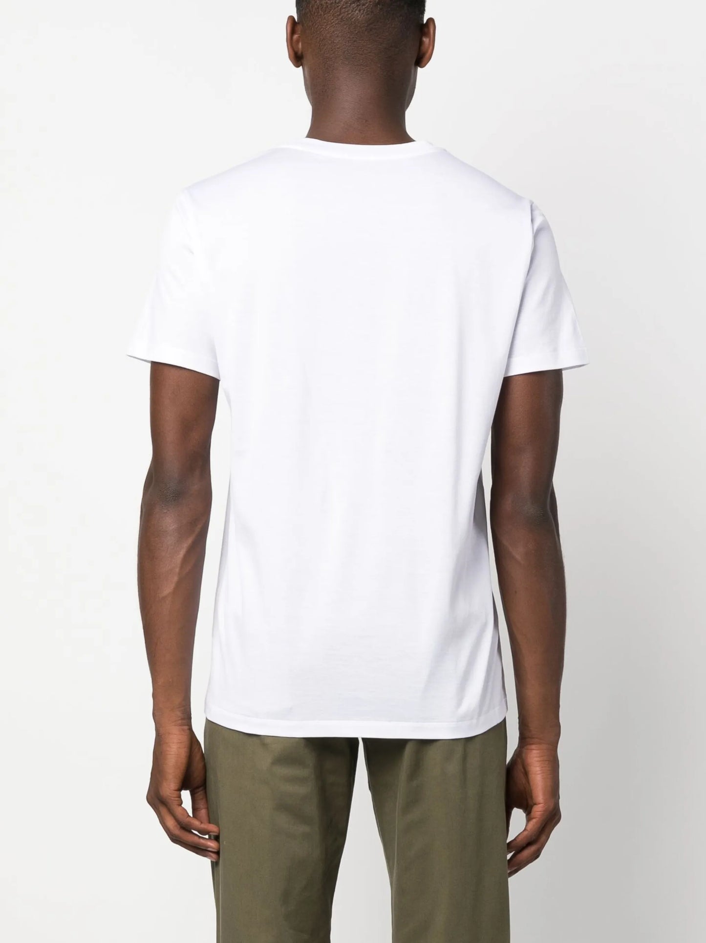 logo-patch cotton-jersey T-shirt
