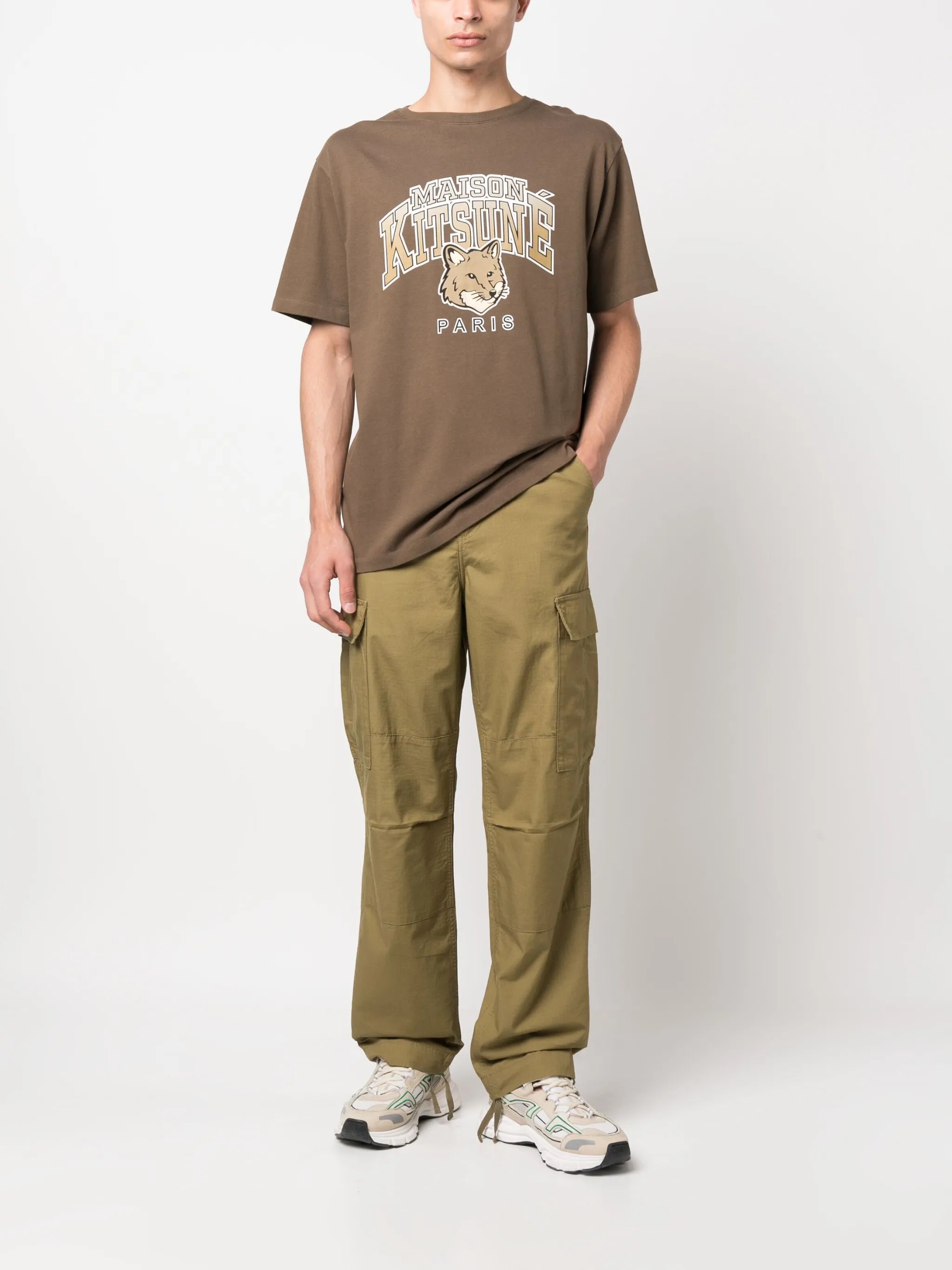 logo-print cotton T-shirt