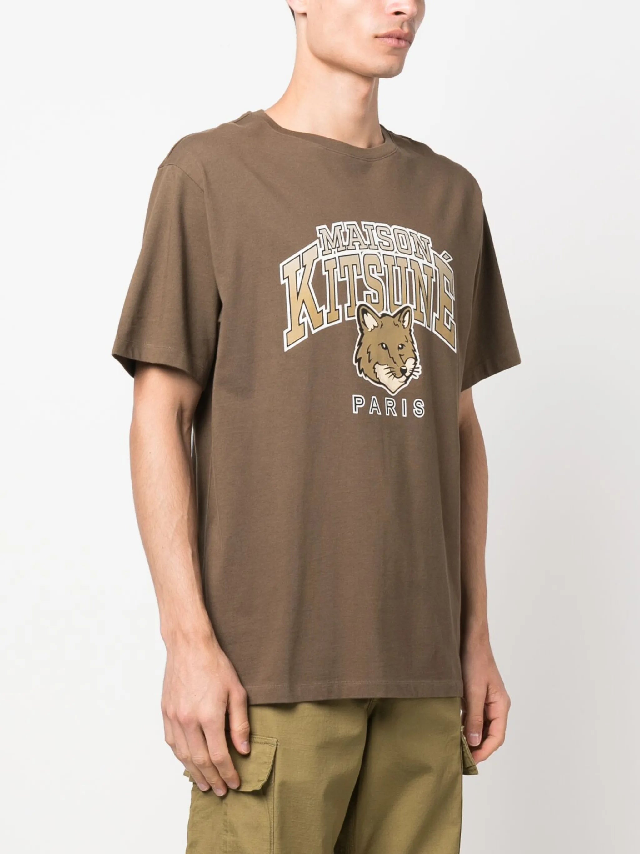 logo-print cotton T-shirt