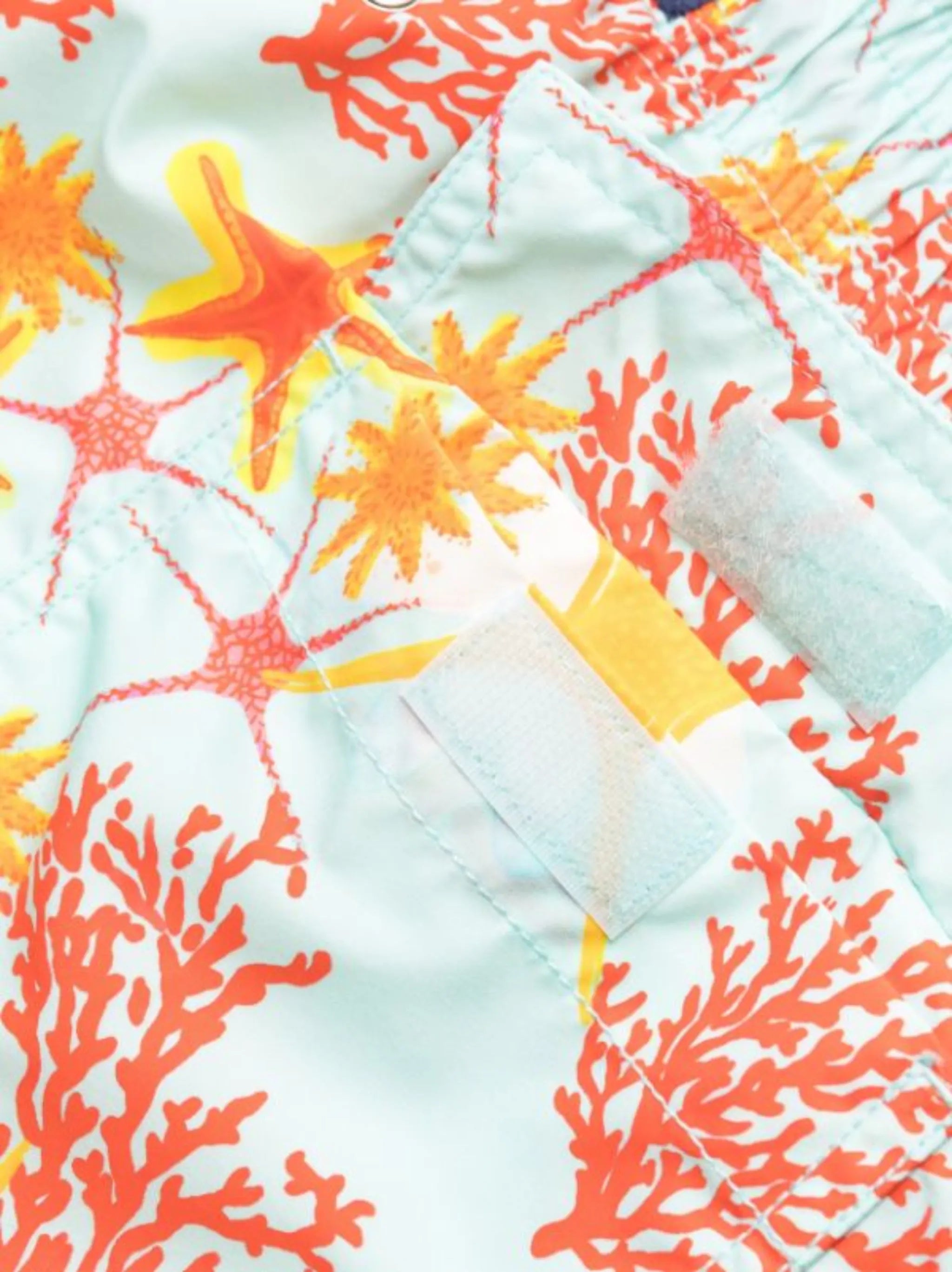 Moorea coral-print swim shorts