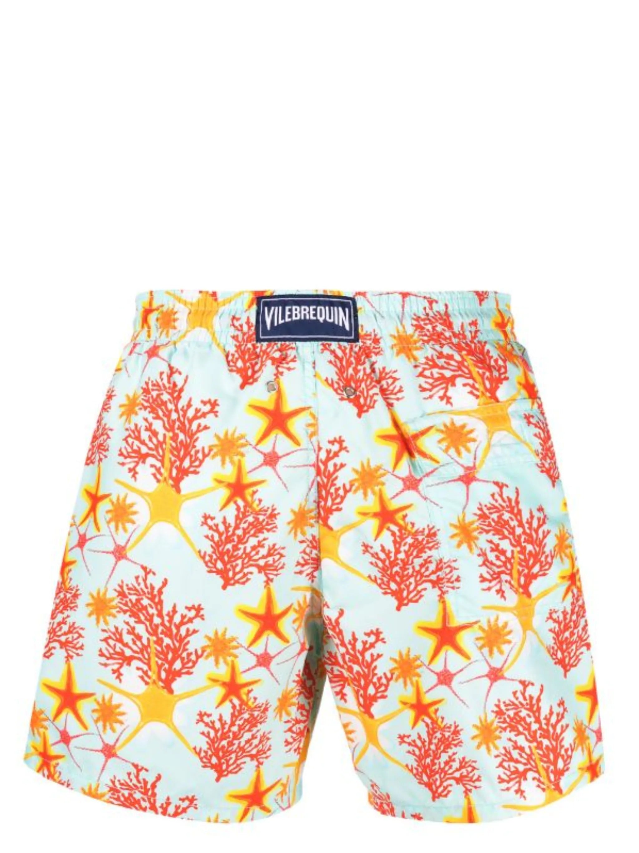 Moorea coral-print swim shorts