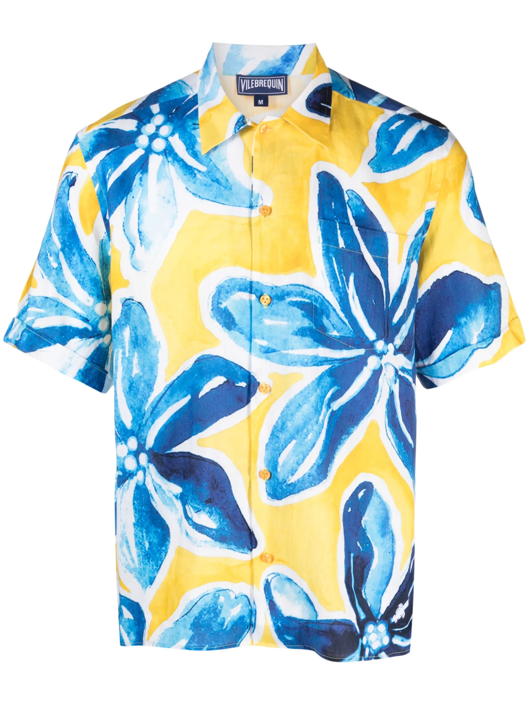 Raitea-print short-sleeve shirt