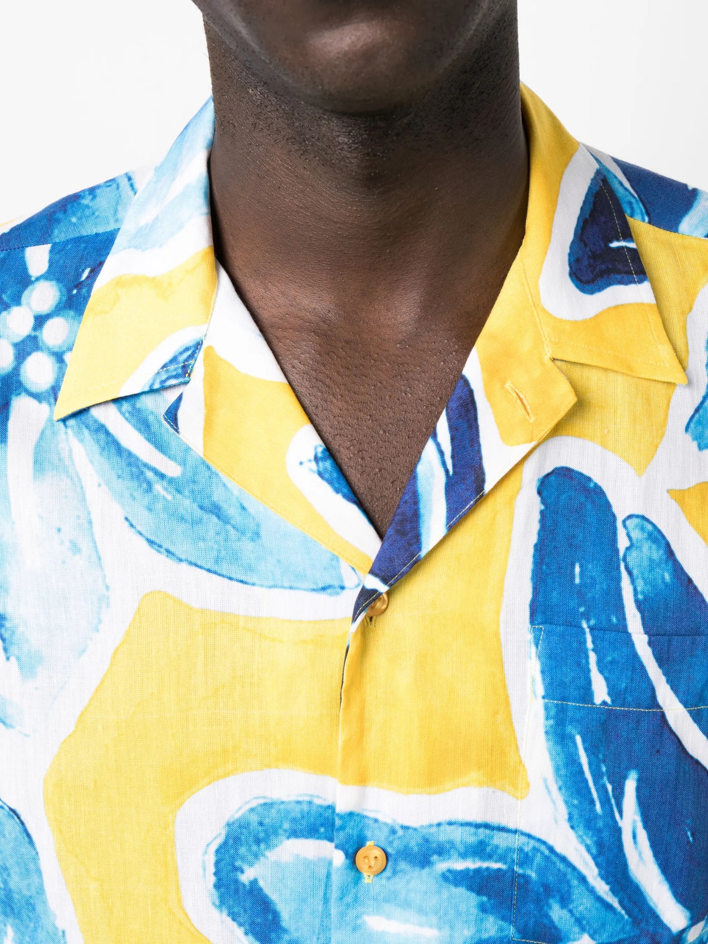 Raitea-print short-sleeve shirt