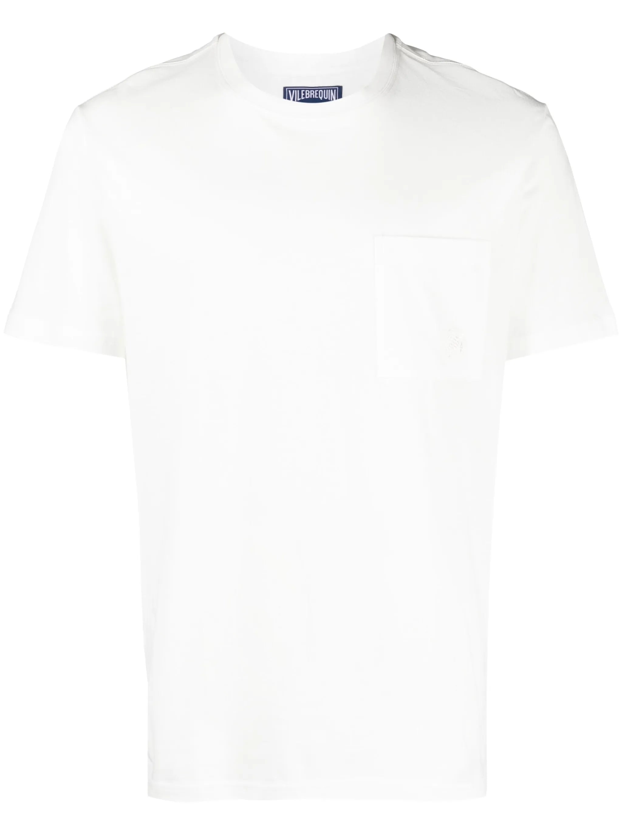 chest-pocket cotton T-shirt