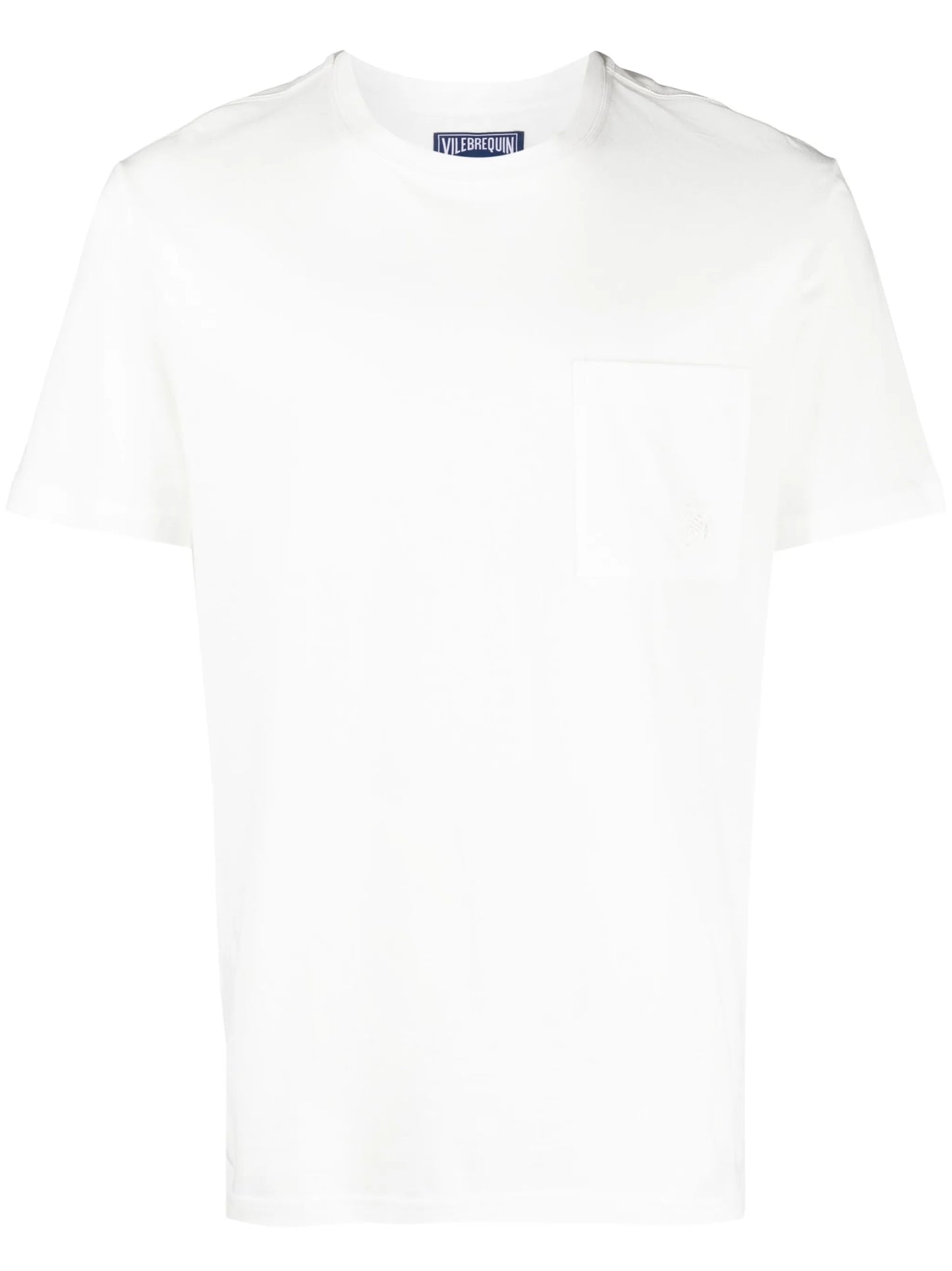 chest-pocket cotton T-shirt