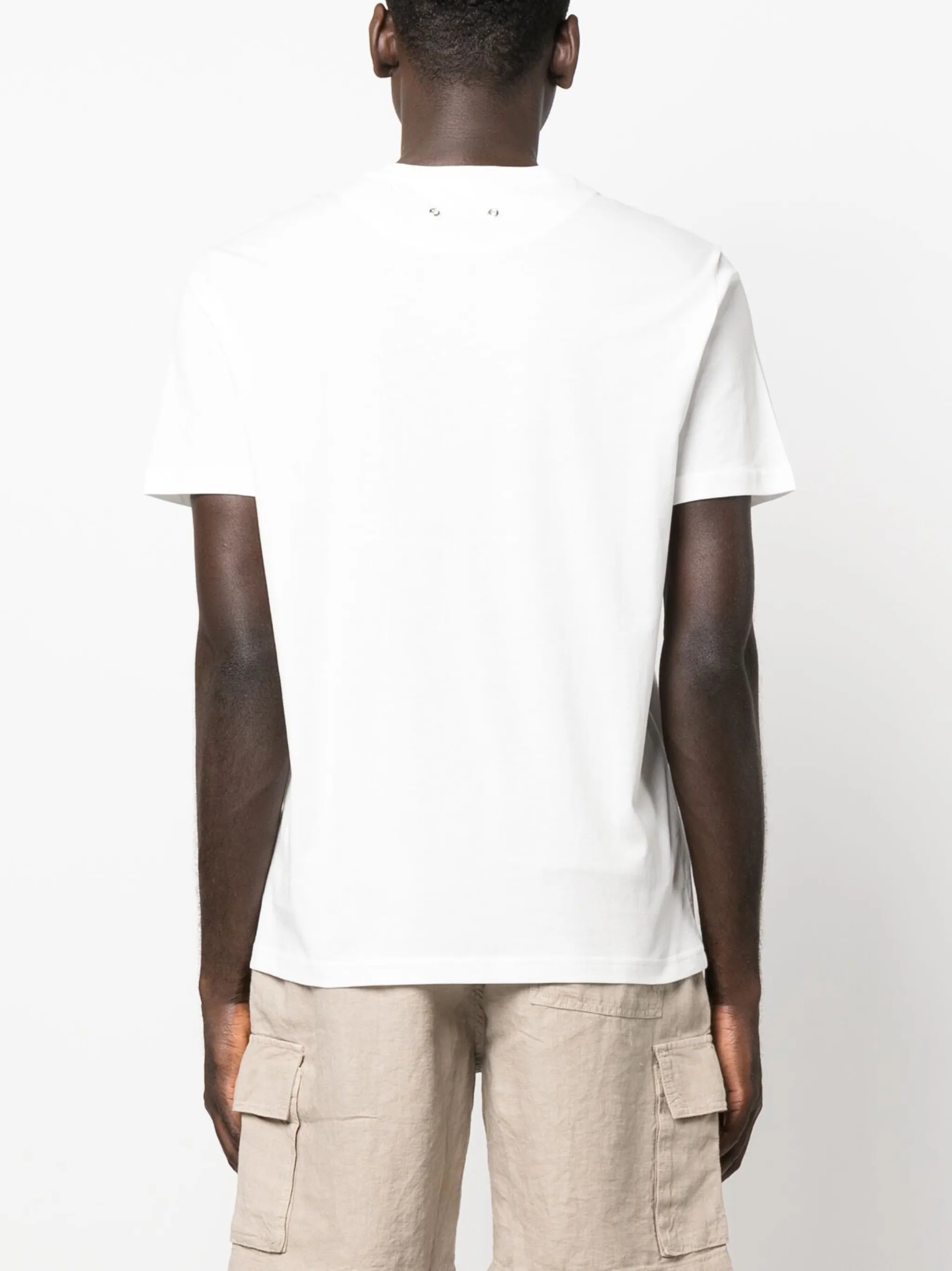 chest-pocket cotton T-shirt