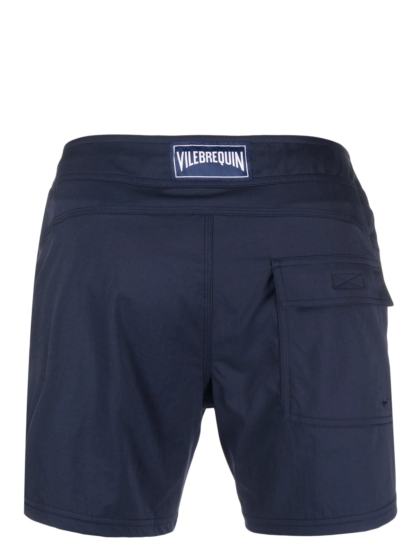 Merise logo-patch swim shorts