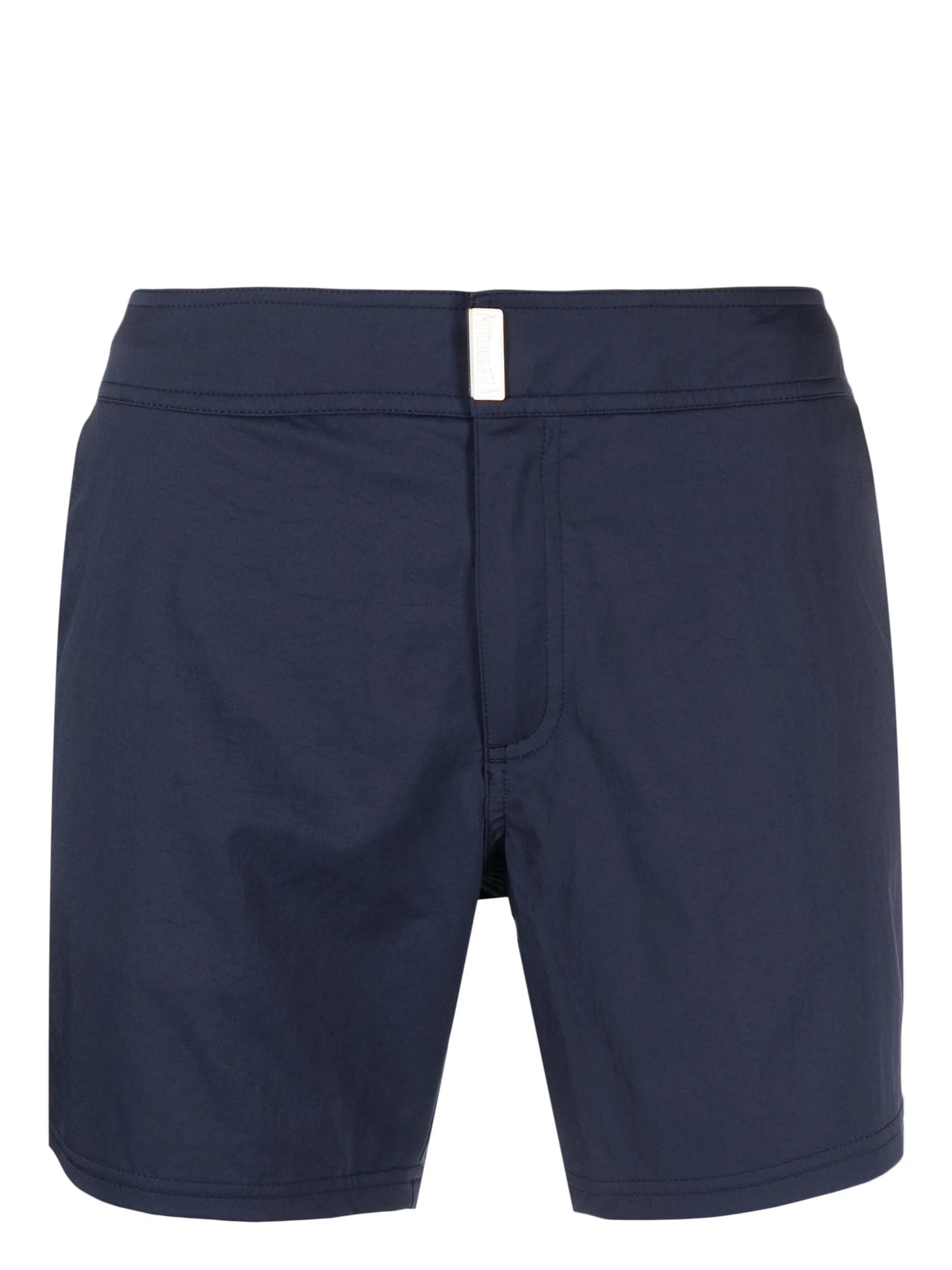 Merise logo-patch swim shorts