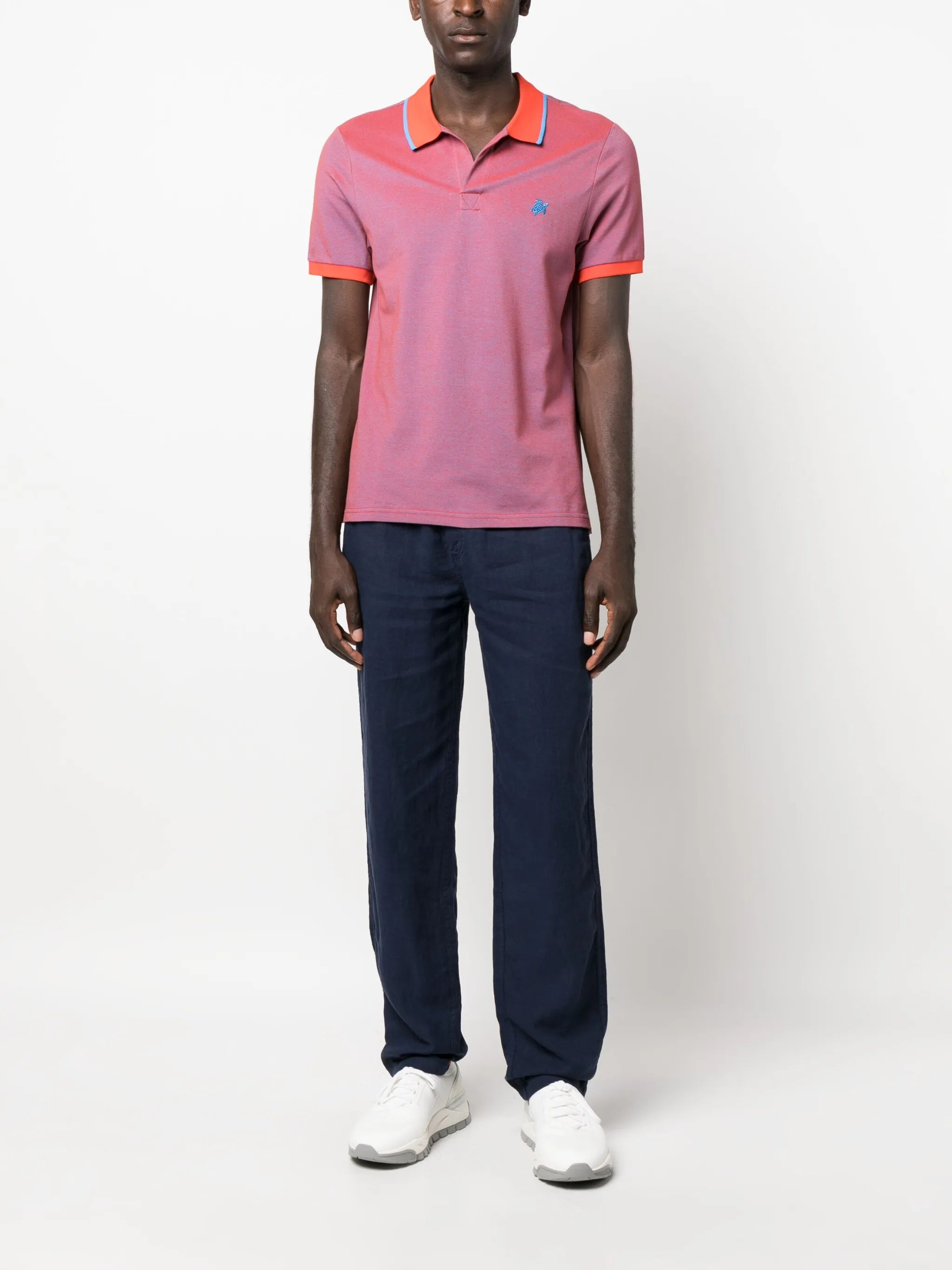 Palatin logo-embroidered polo shirt