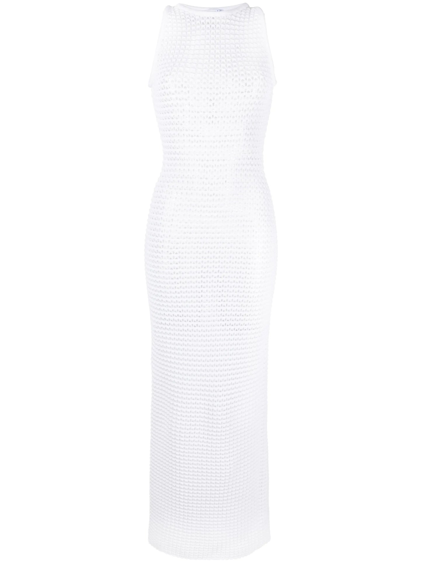 open-knit maxi dress