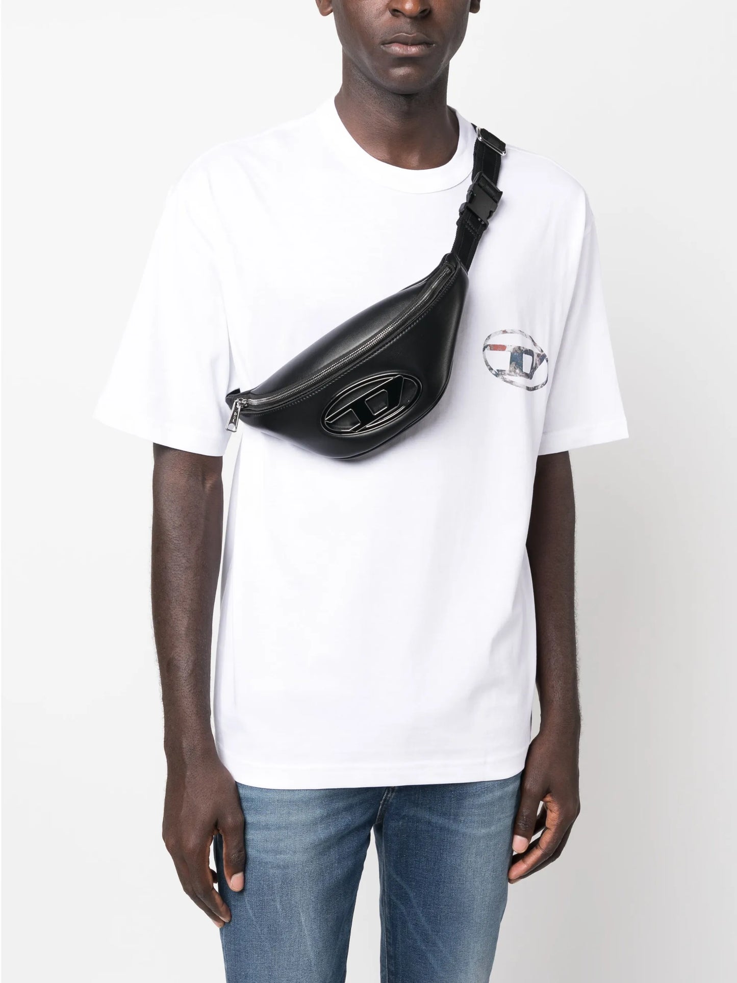 Holi-D X logo-plaque belt bag