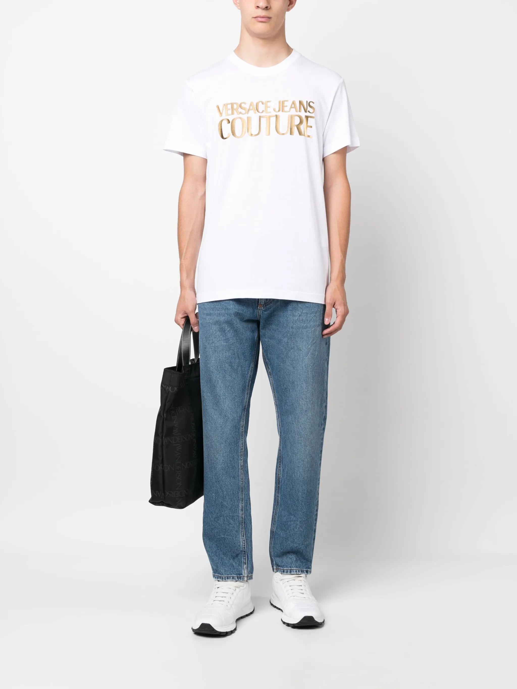 logo-print cotton T-shirt