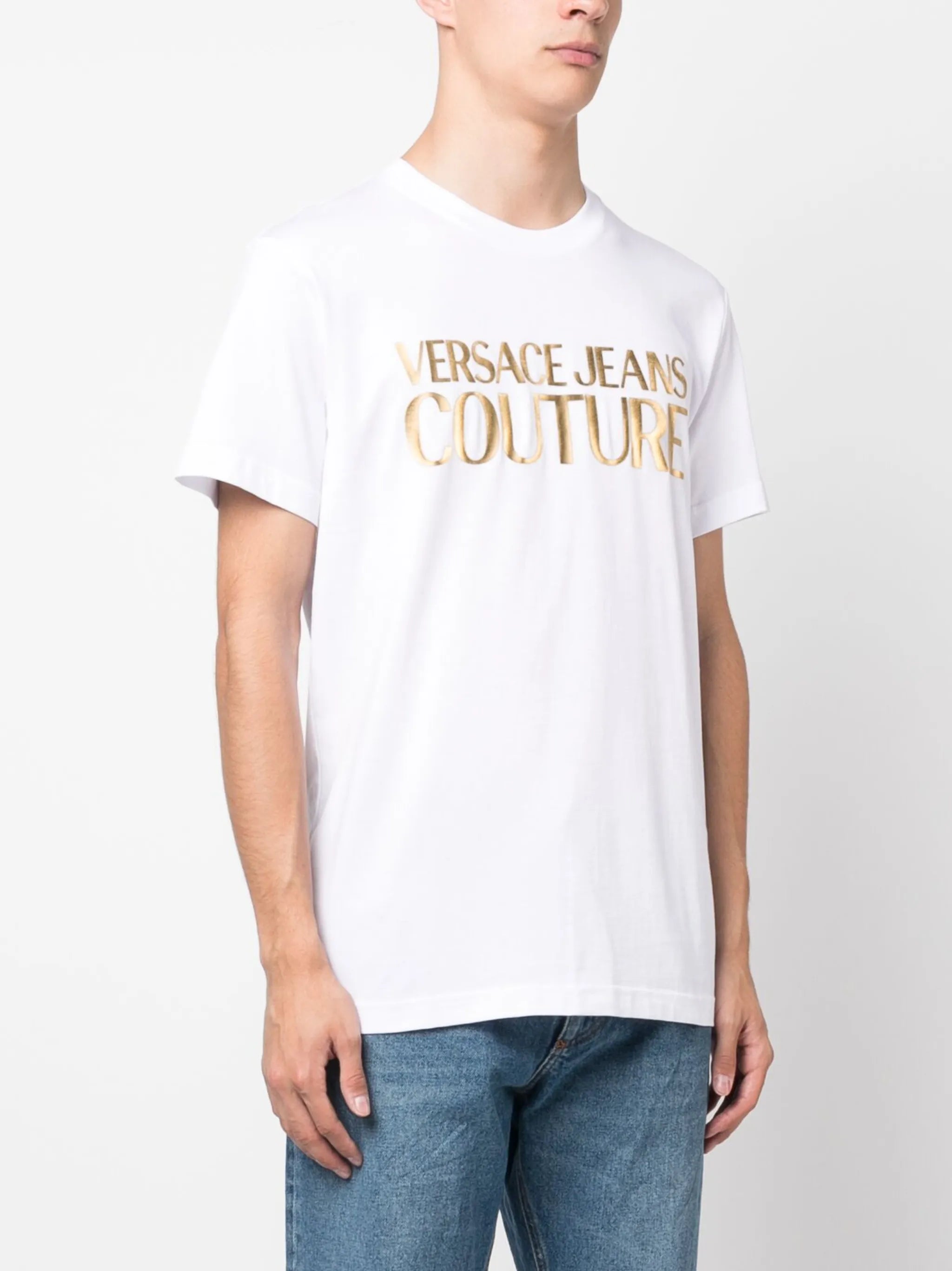 logo-print cotton T-shirt
