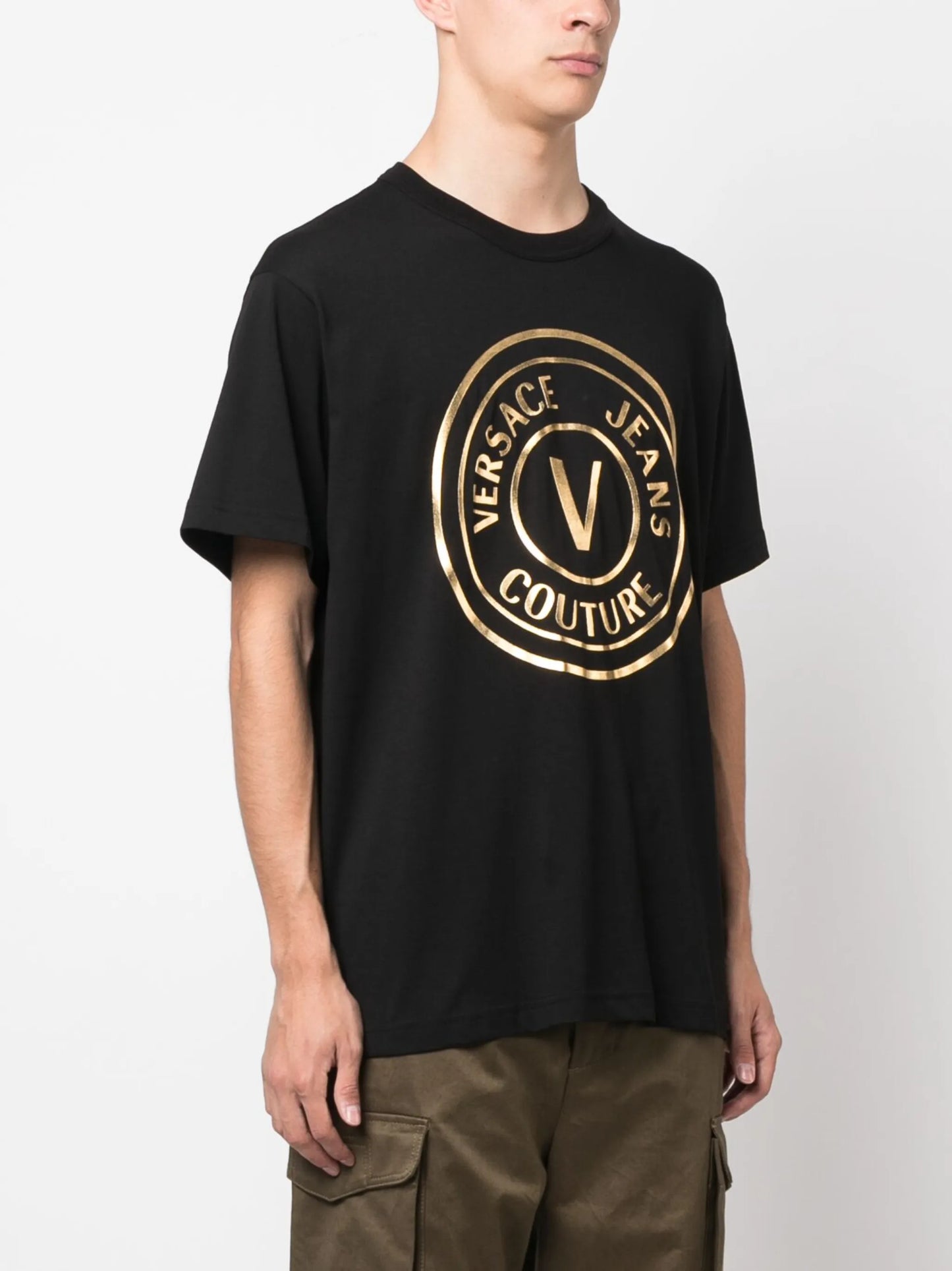 logo-print cotton T-shirt