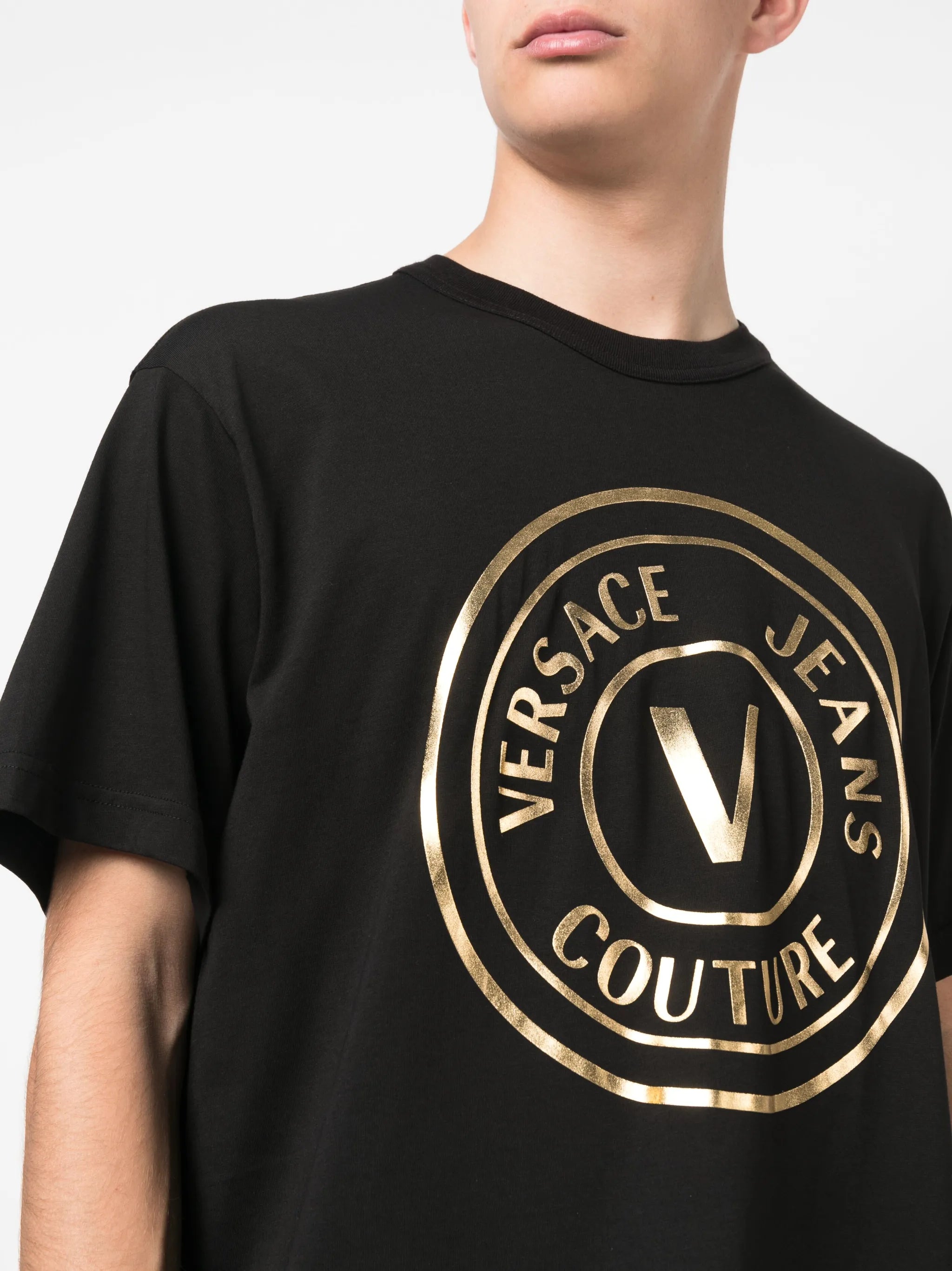 logo-print cotton T-shirt