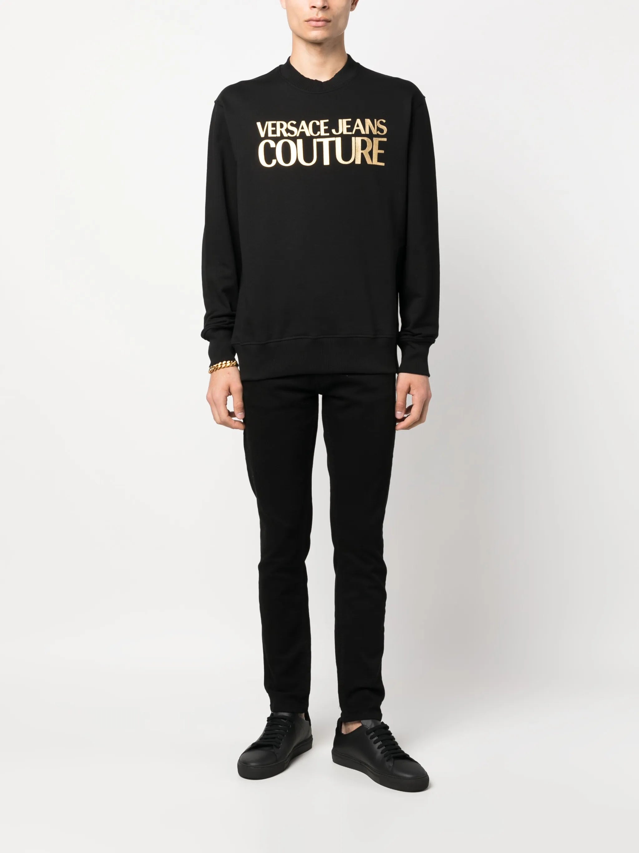 logo-print cotton sweatshirt