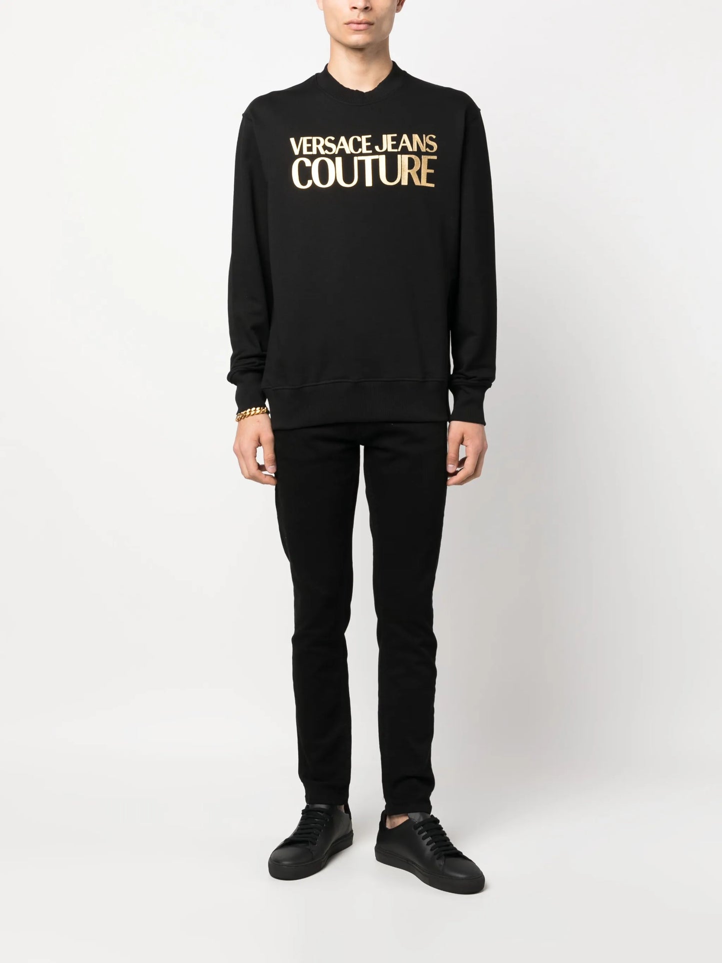 logo-print cotton sweatshirt