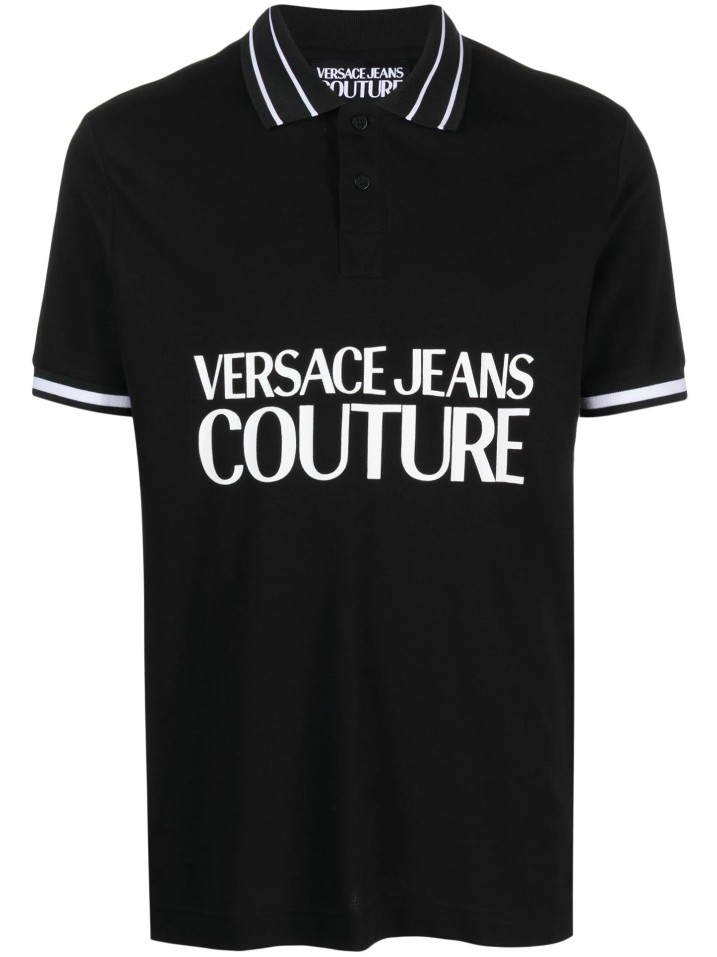 logo-print polo shirt