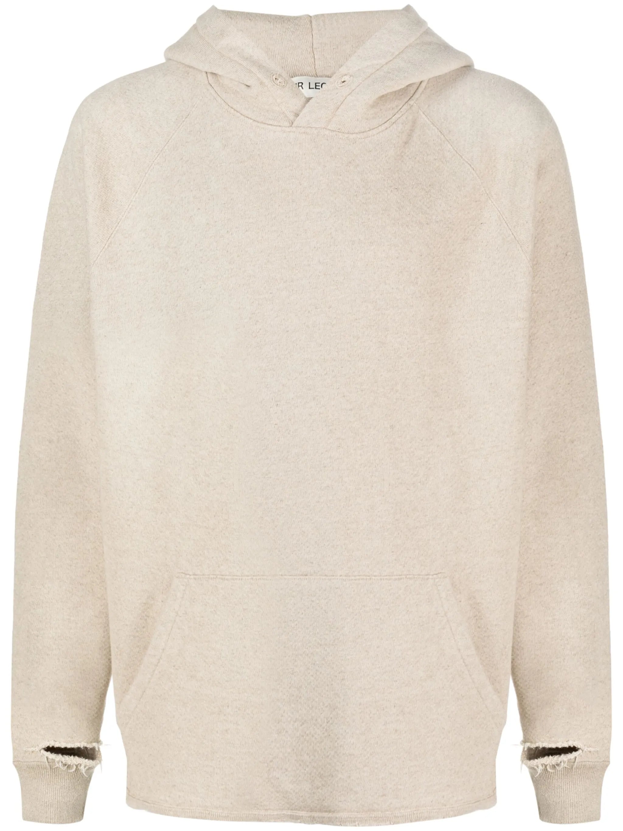 slash sleeve hoodie