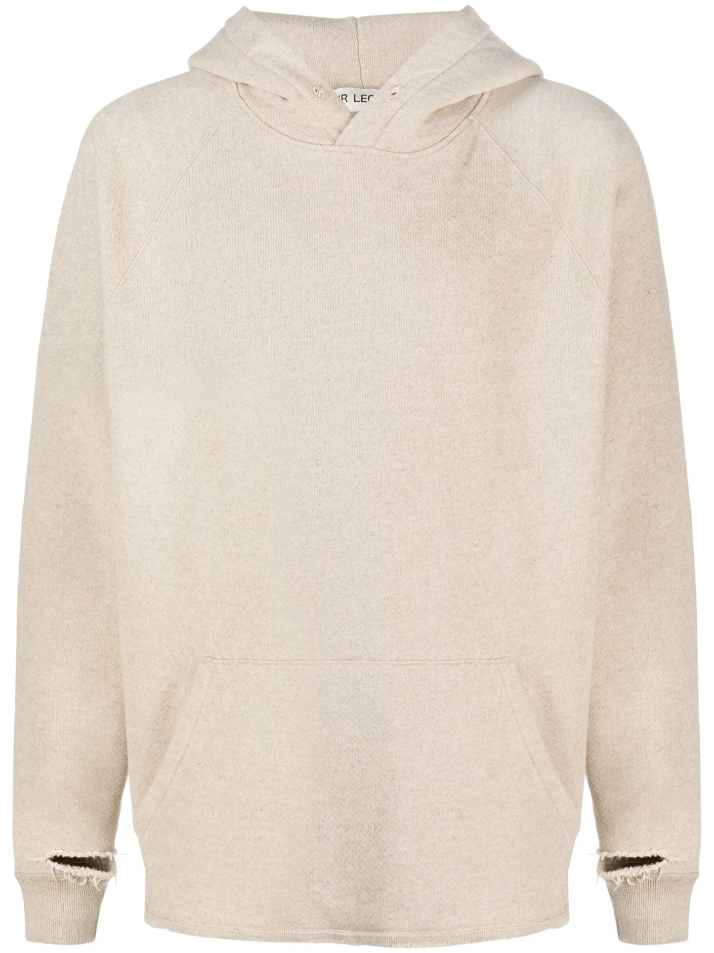 slash sleeve hoodie