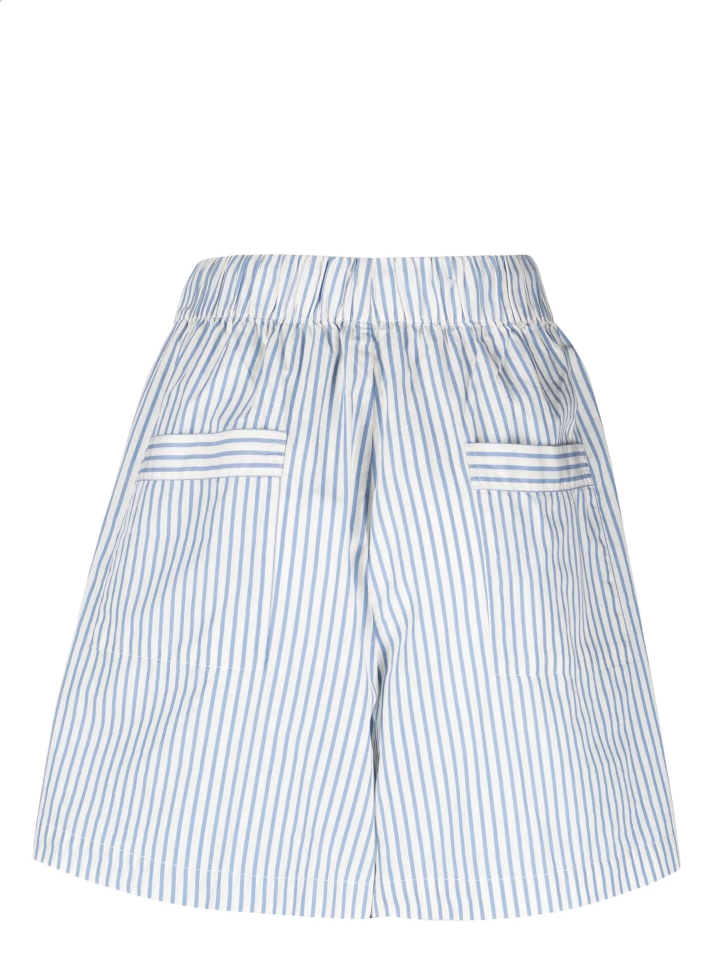 Placid Blue striped pyjama shorts