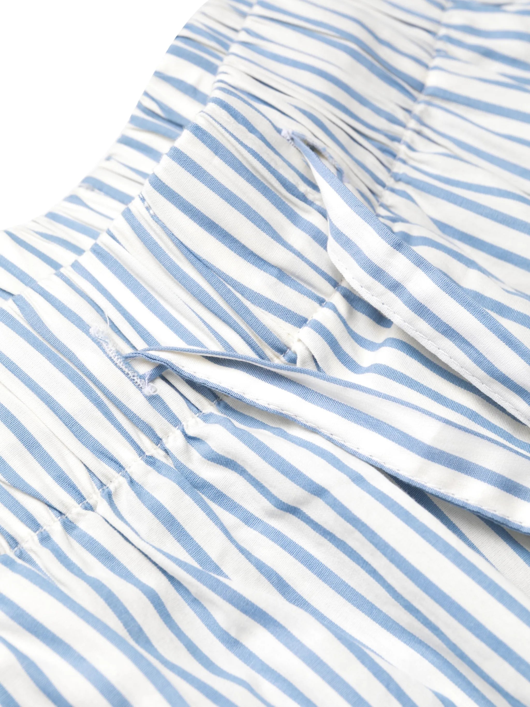 Placid Blue striped pyjama shorts