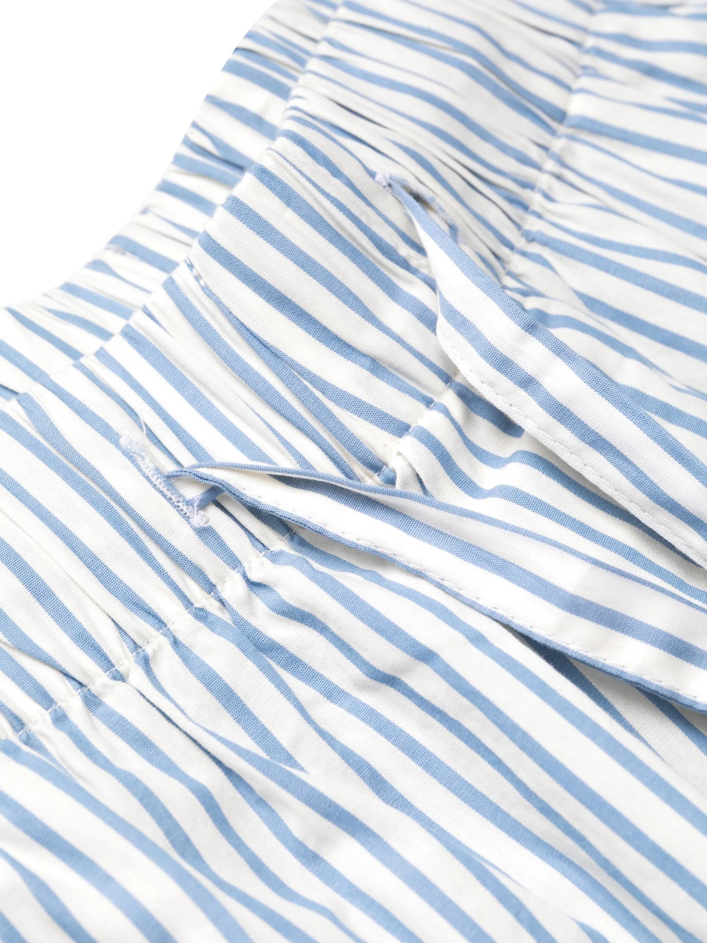 Placid Blue striped pyjama shorts