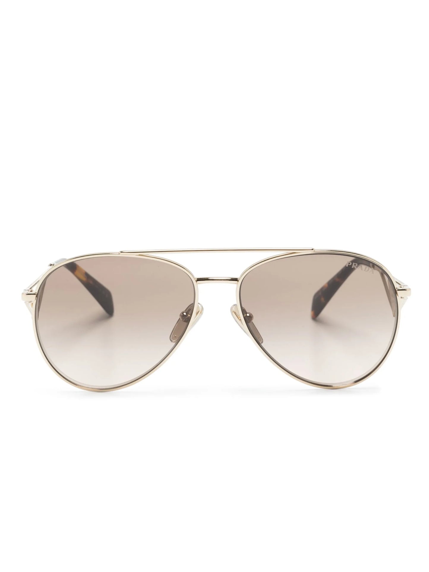 enamel-triangle pilot-frame sunglasses